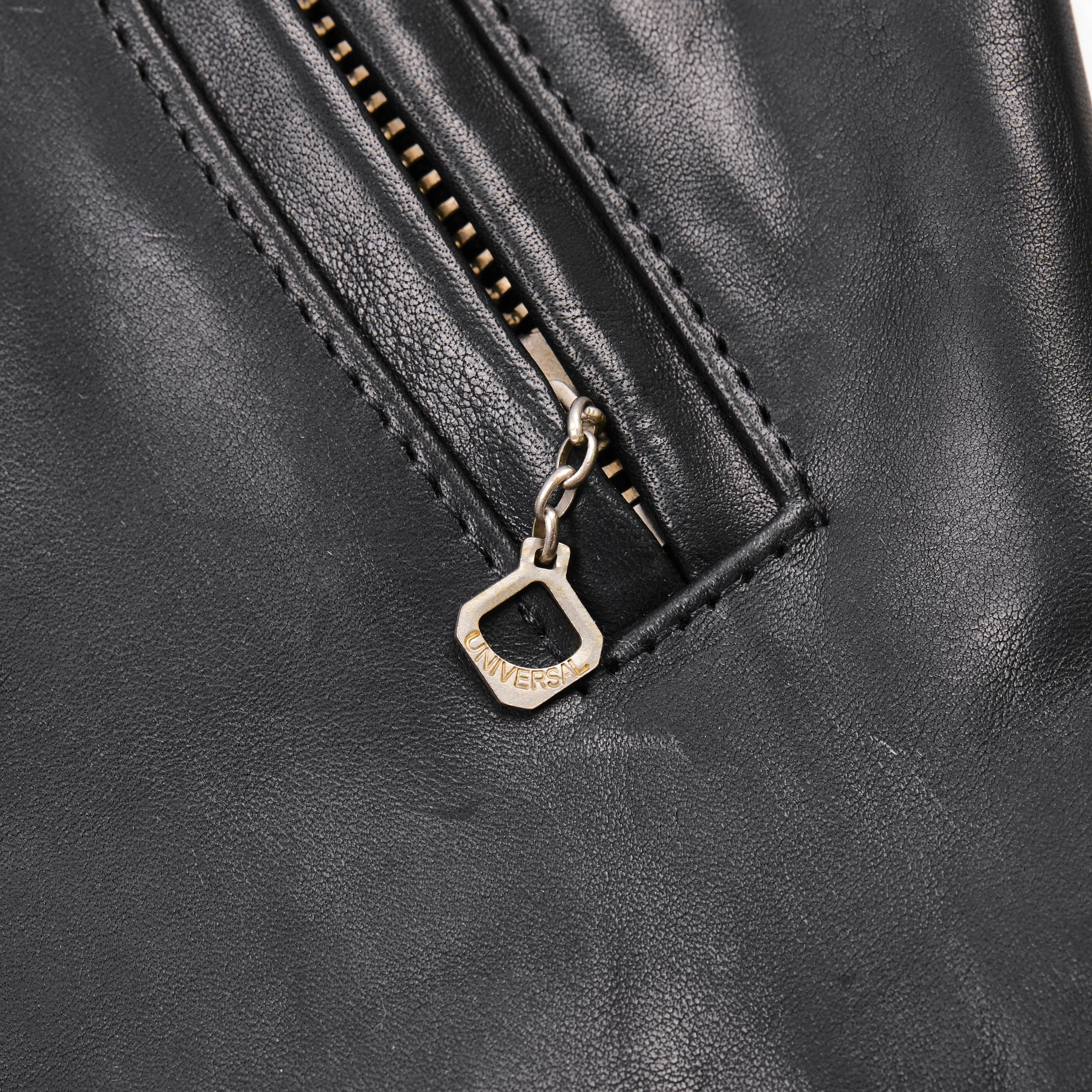 Mooch Moto Jacket Black Bull Leather - Image 9
