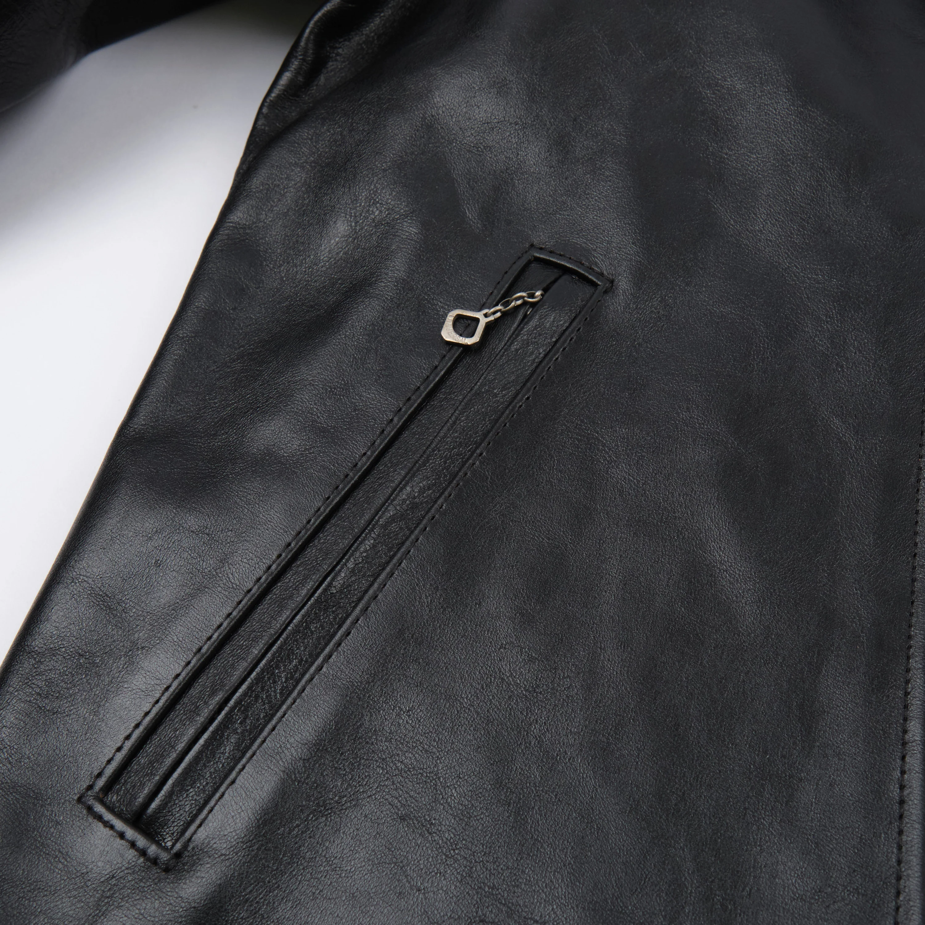 Mooch Moto Jacket Maryam Tannery Black Magic Horsehide - Image 6