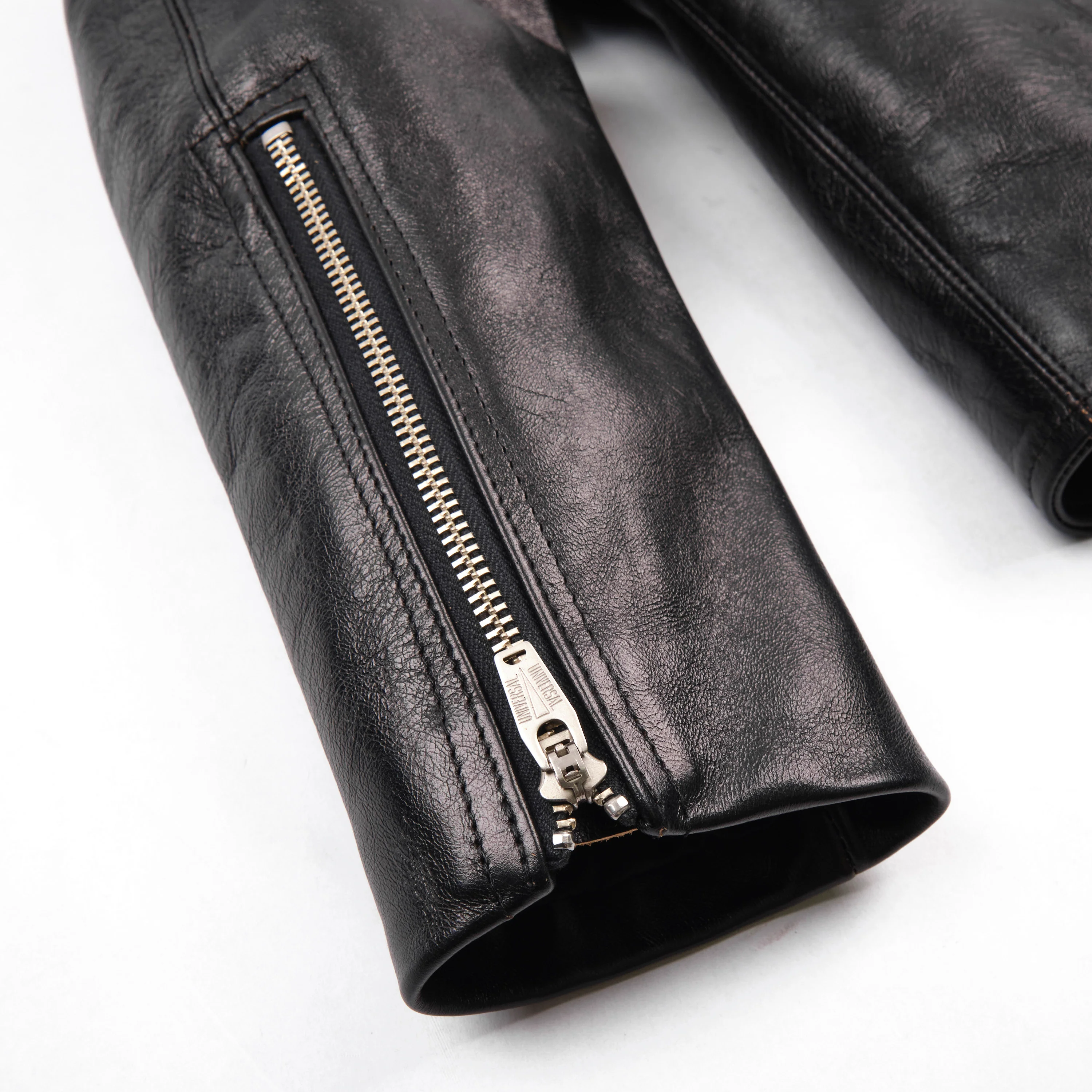 Mooch Moto Jacket Maryam Tannery Black Magic Horsehide V2 - Image 10