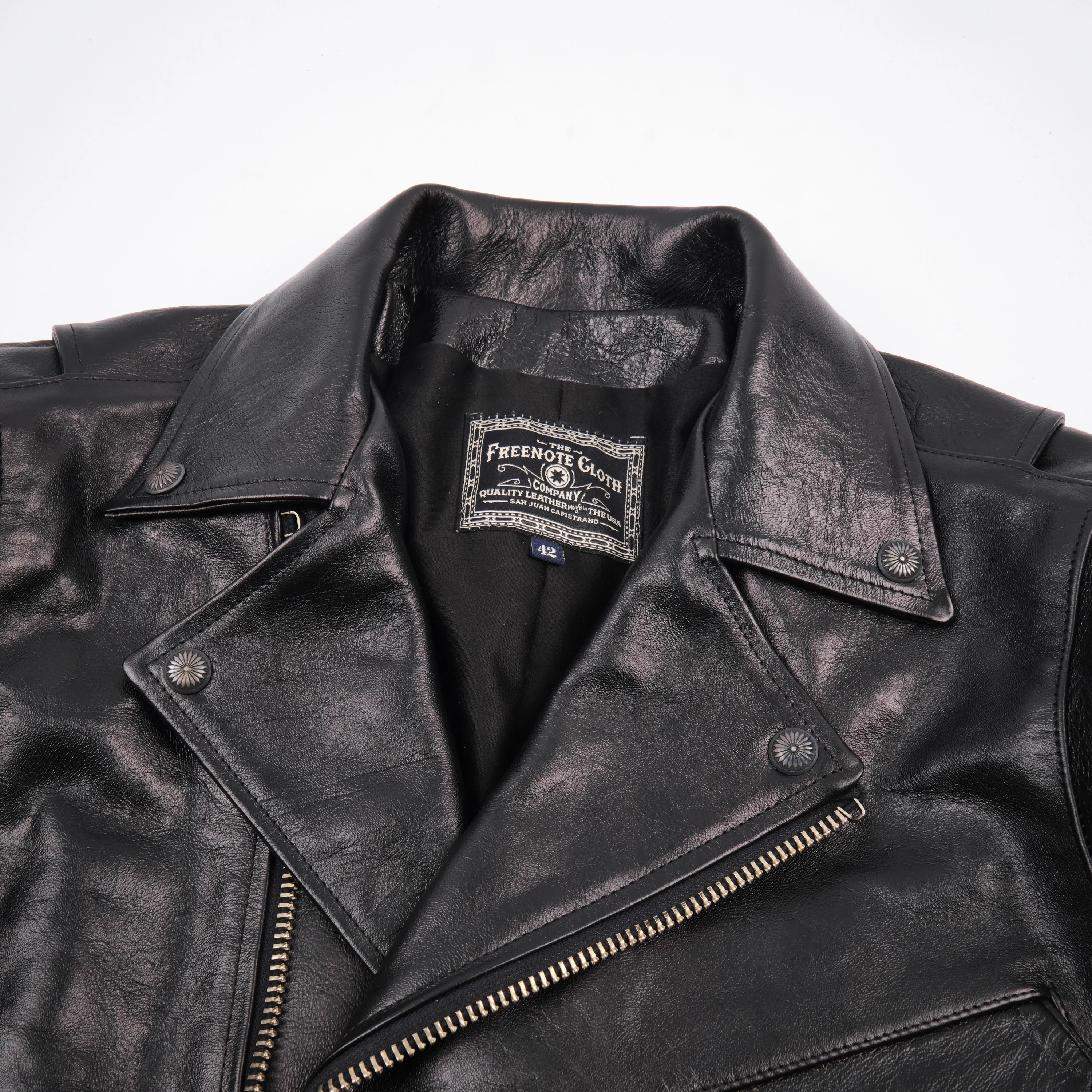 Mooch Moto Jacket Maryam Tannery Black Magic Horsehide V2 - Image 2