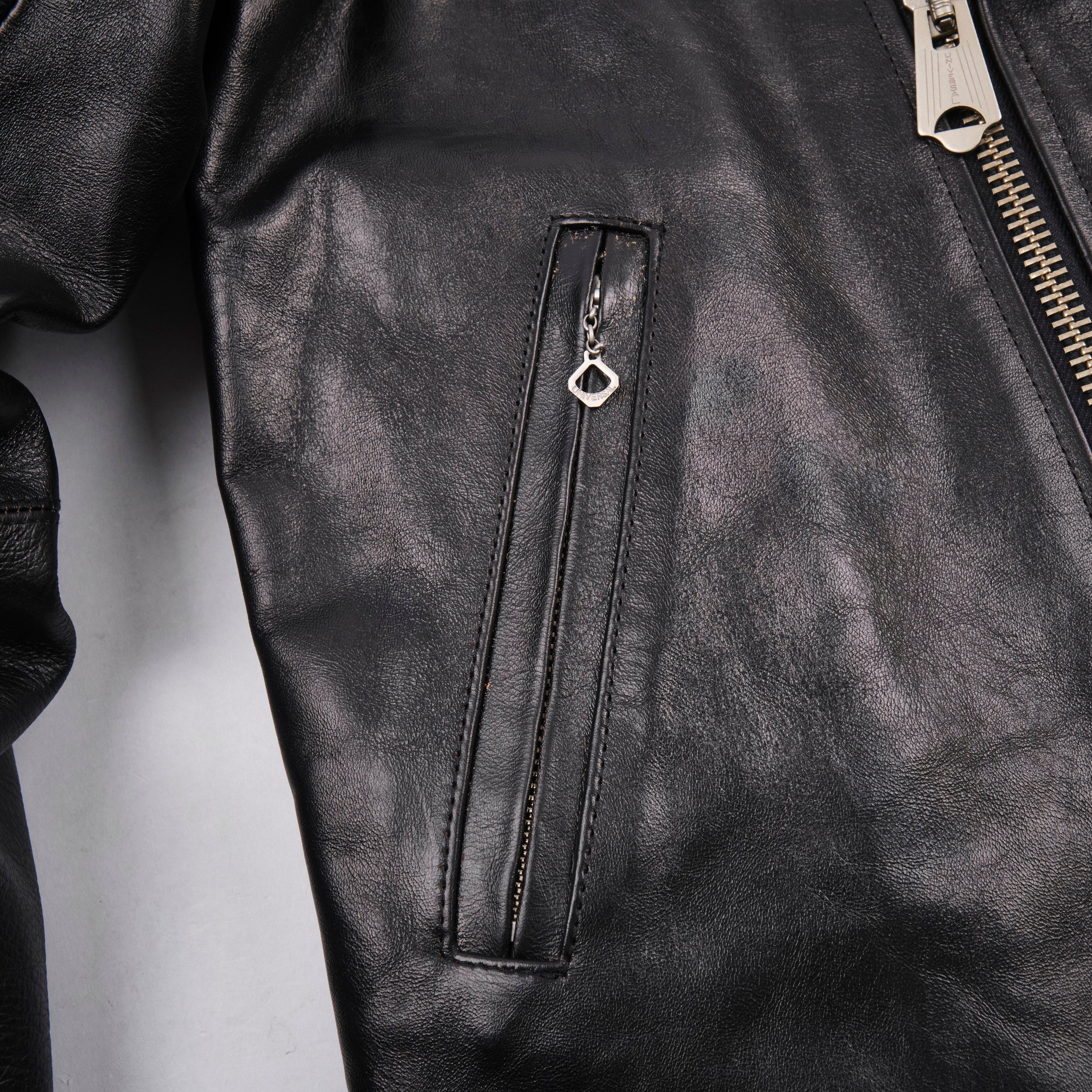 Mooch Moto Jacket Maryam Tannery Black Magic Horsehide V2 - Image 5