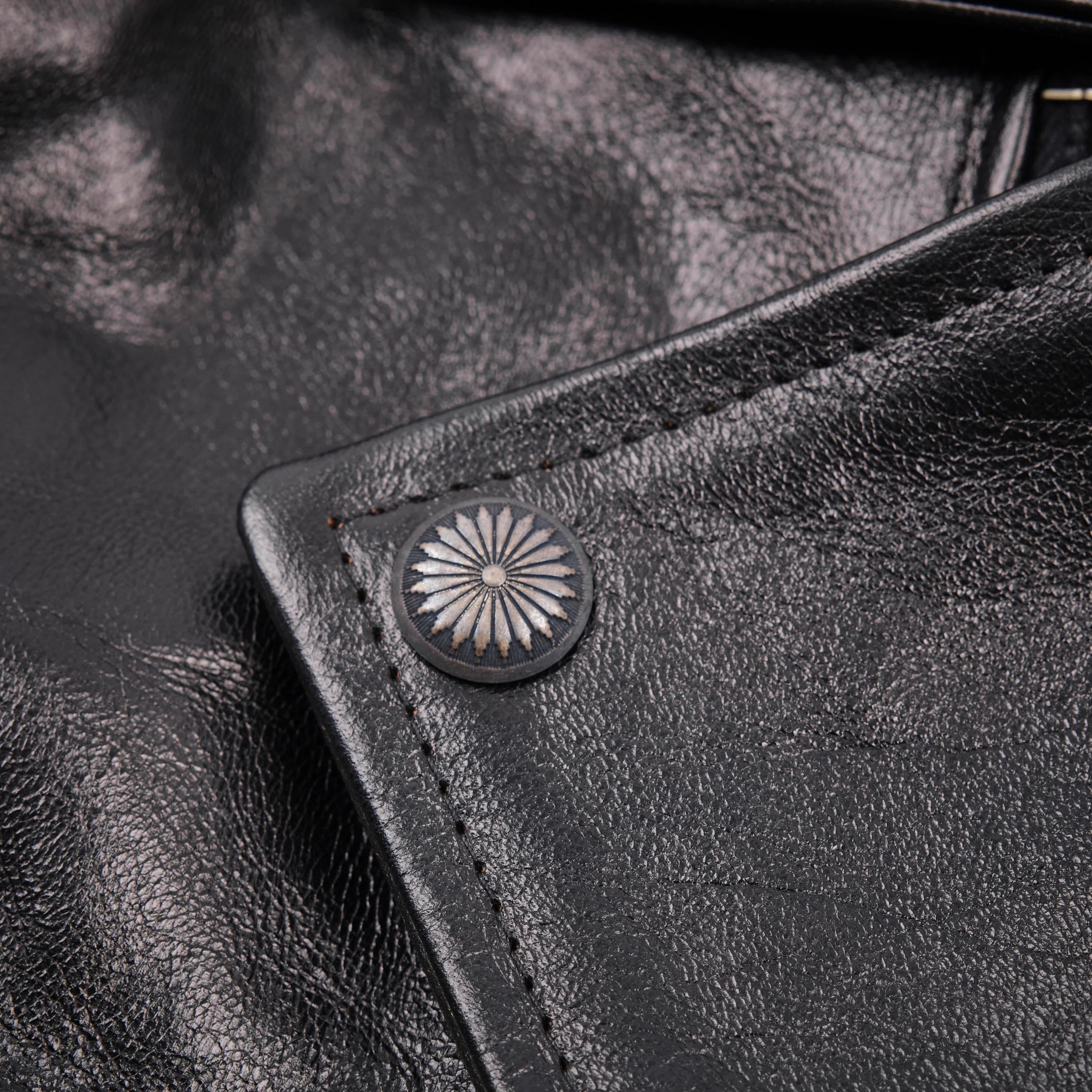Mooch Moto Jacket Maryam Tannery Black Magic Horsehide V2 - Image 7