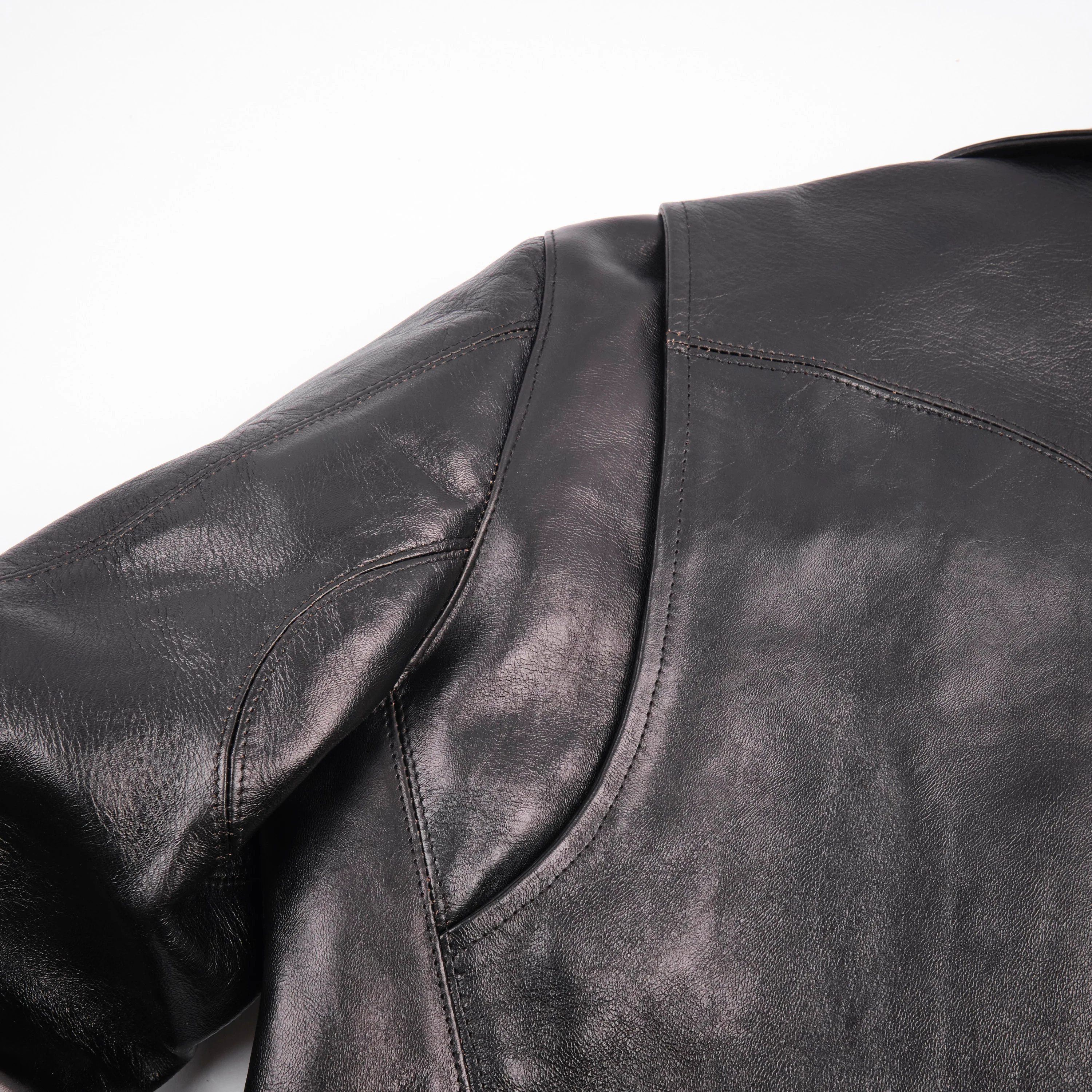 Mooch Moto Jacket Maryam Tannery Black Magic Horsehide V2 - Image 9