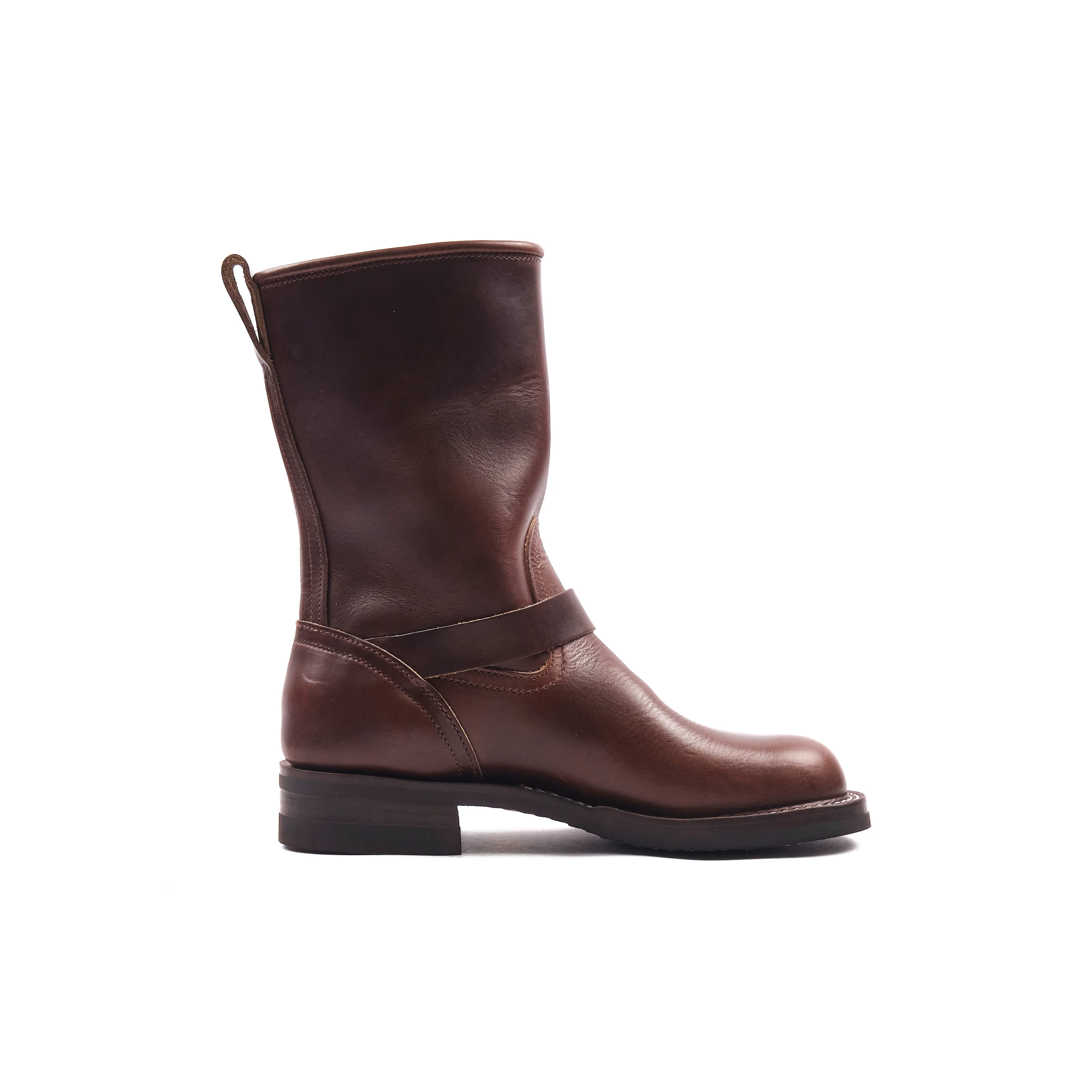 NICKS BOOTS - THE BRAKEMAN ENGINEER - HORWEEN BROWN CHROMEXCEL - Image 7