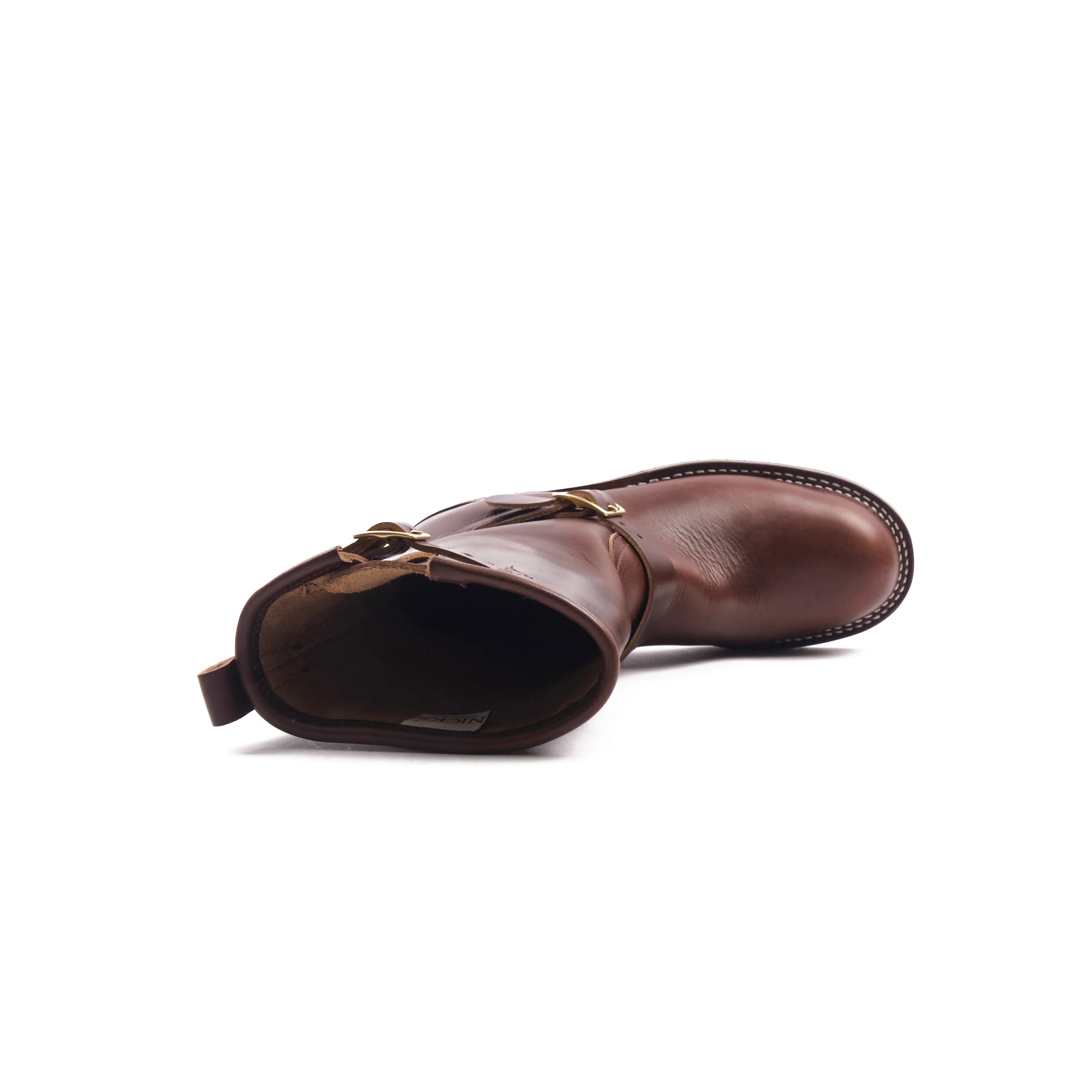 NICKS BOOTS - THE BRAKEMAN ENGINEER - HORWEEN BROWN CHROMEXCEL - Image 9