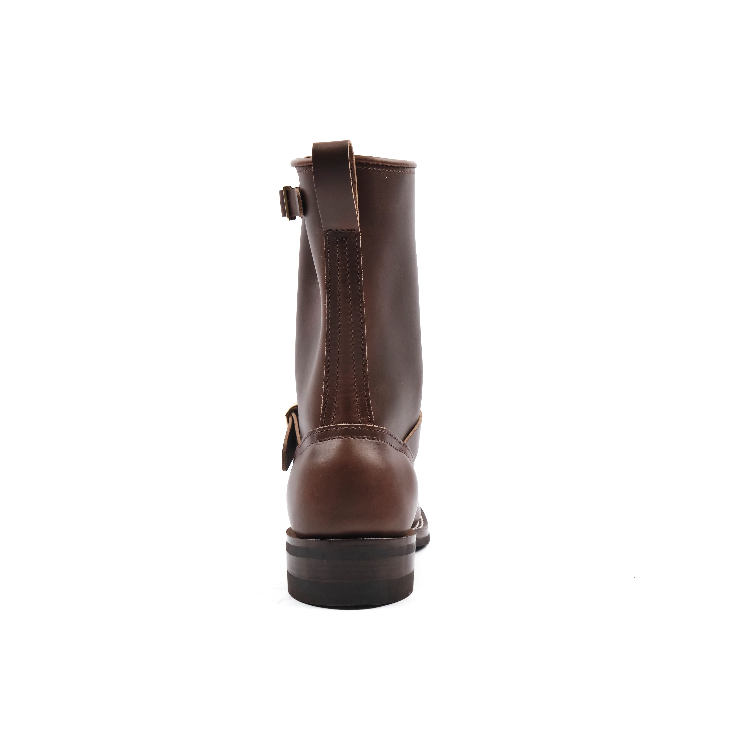 NICKS BOOTS - THE BRAKEMAN ENGINEER - HORWEEN SHACKLETON COGNAC - Image 9