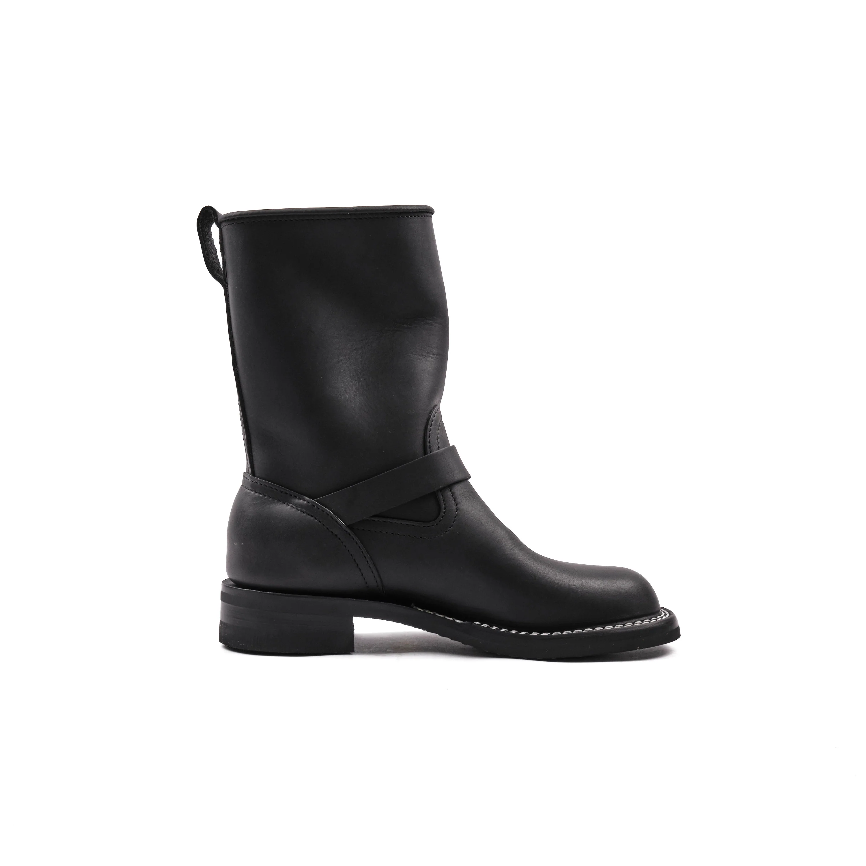 NICKS BOOTS - THE BRAKEMAN ENGINEER - HORWEEN SPOKANE BLACK - Image 5