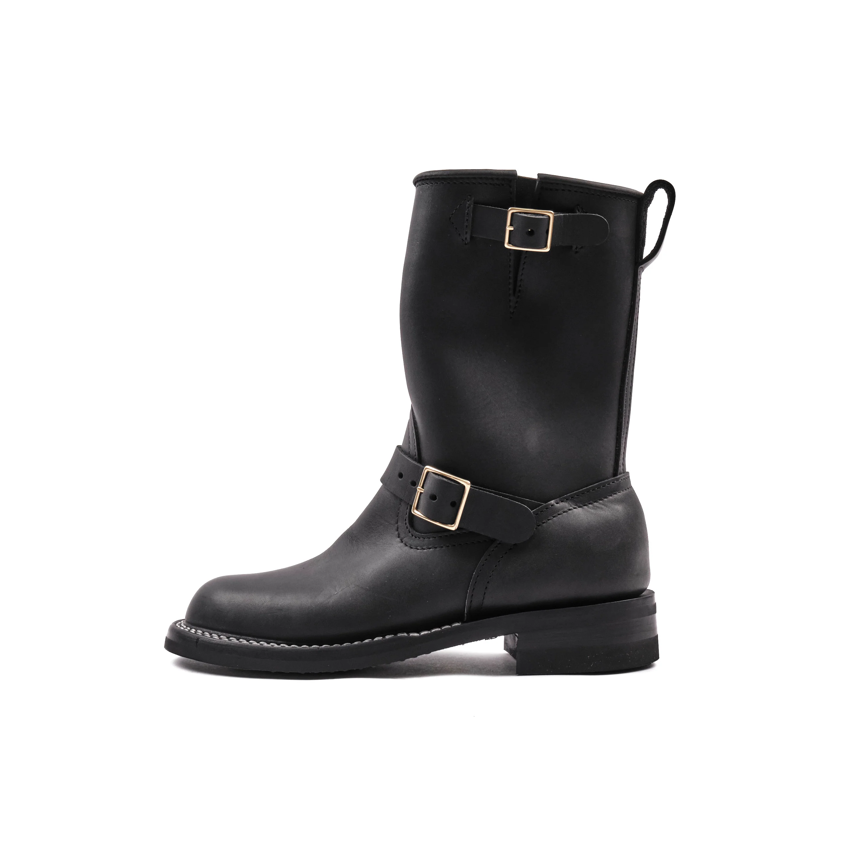 NICKS BOOTS - THE BRAKEMAN ENGINEER - HORWEEN SPOKANE BLACK - Image 6