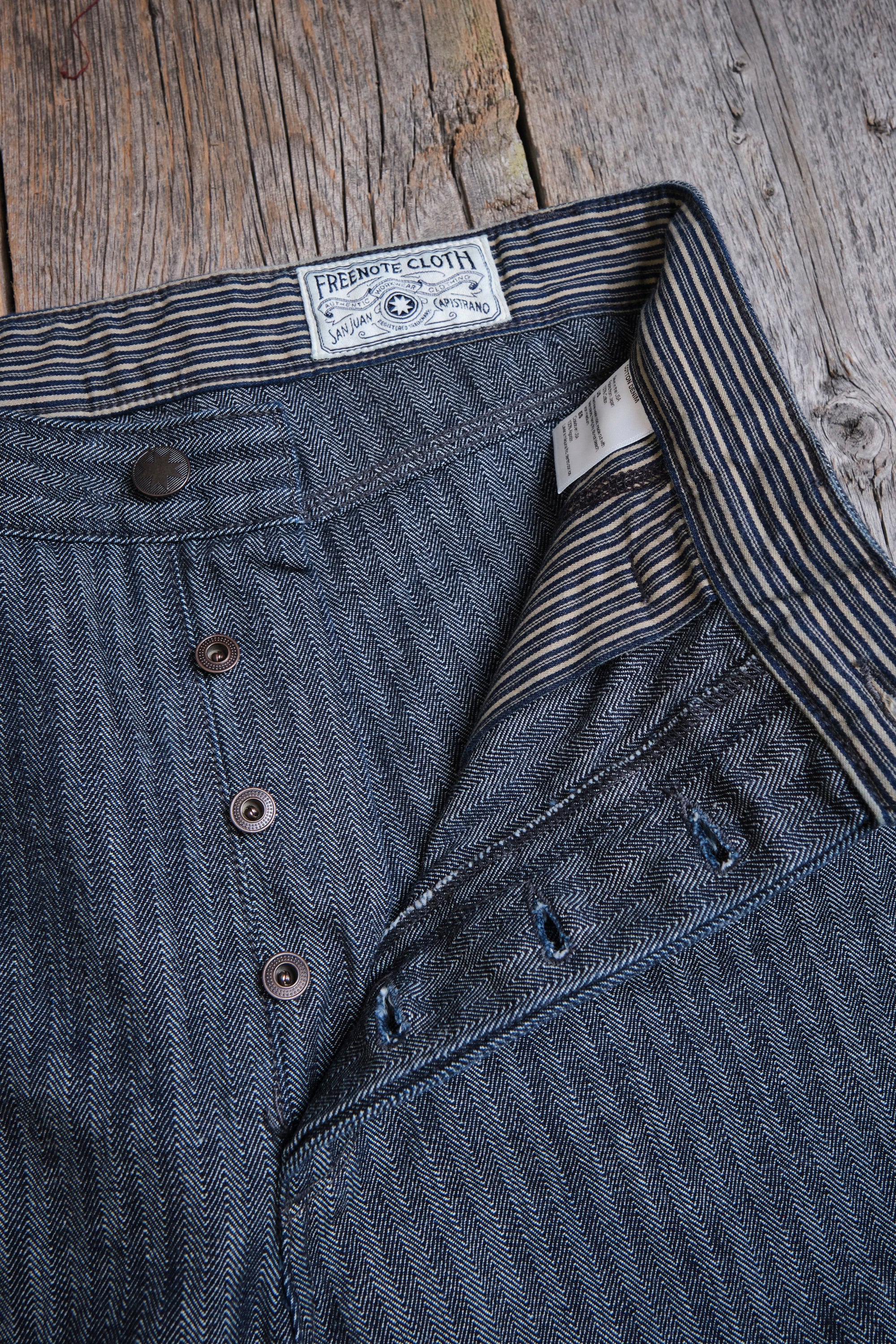 Ortega Pant 13 Ounce Grey Herringbone - Image 10