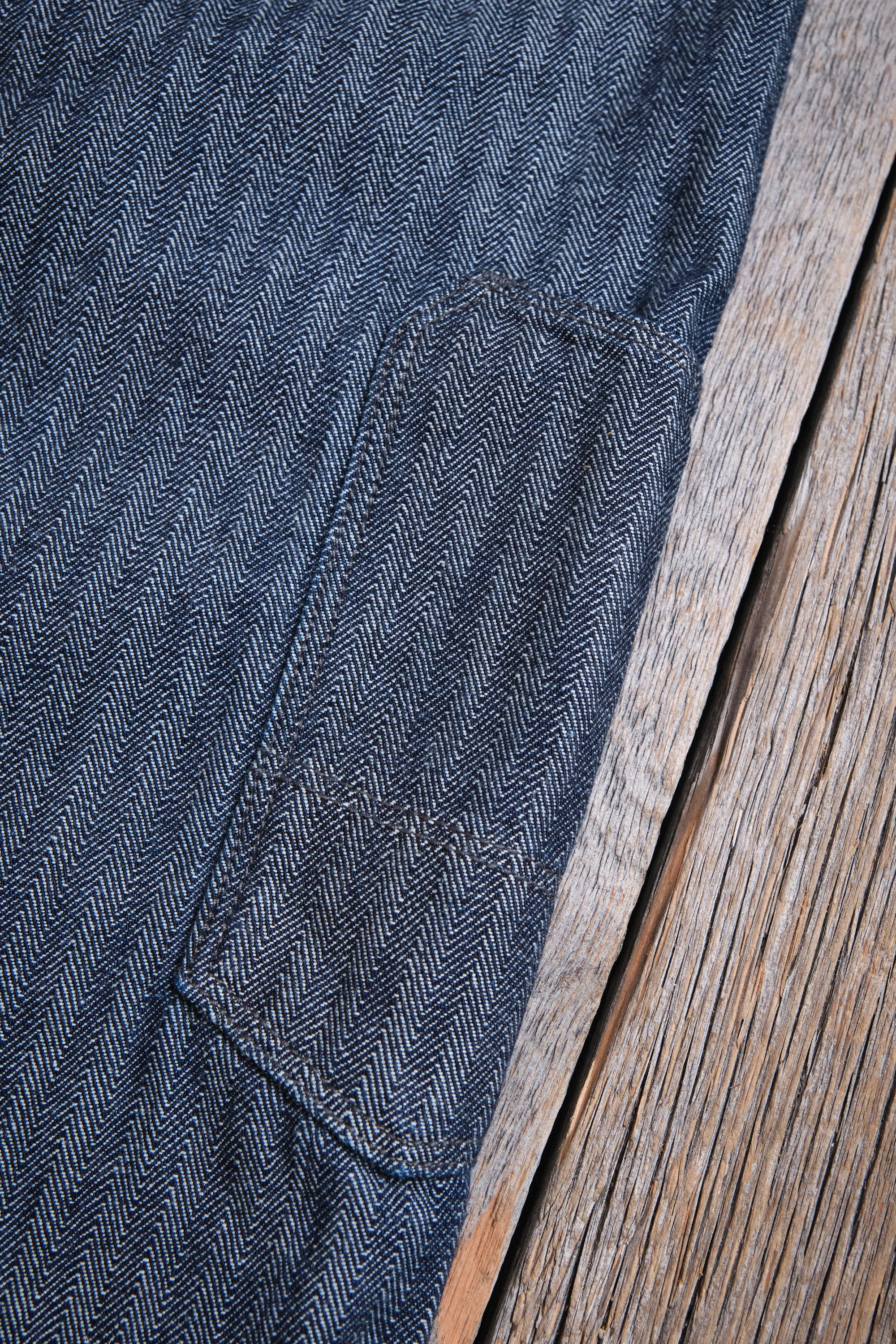 Ortega Pant 13 Ounce Grey Herringbone - Image 14