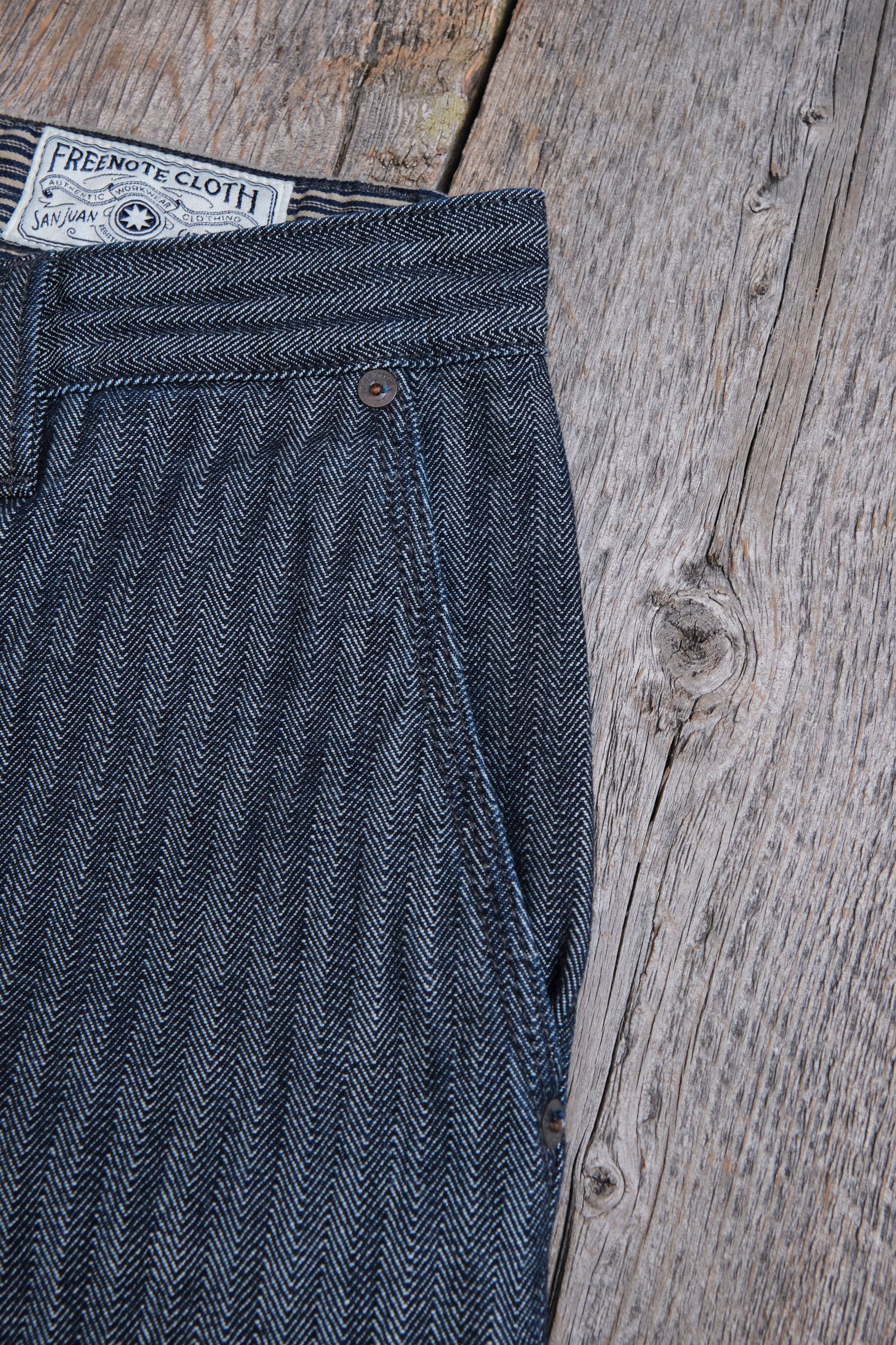Ortega Pant 13 Ounce Grey Herringbone - Image 7