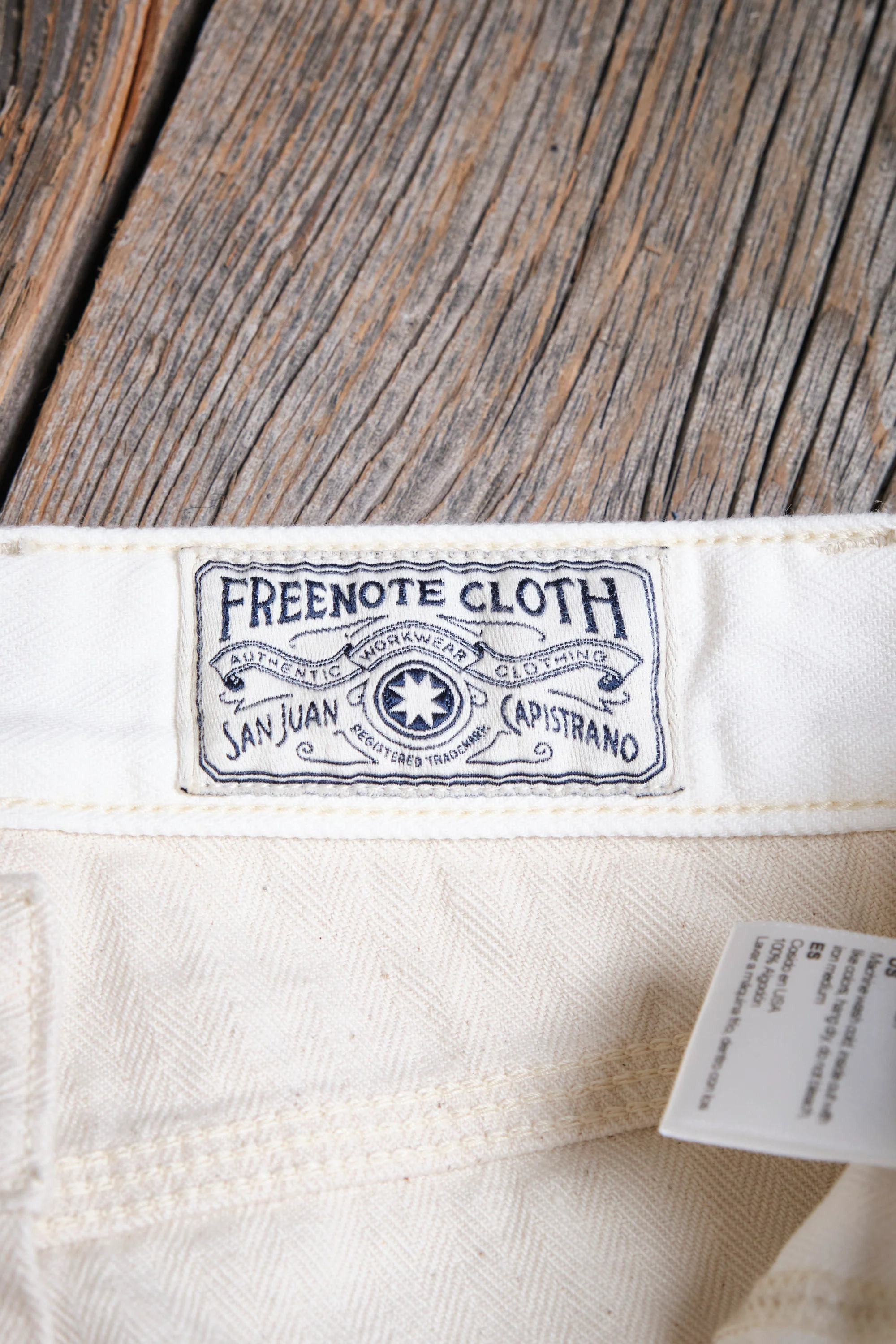 Ortega Pant 13 Ounce Natural Herringbone - Image 11