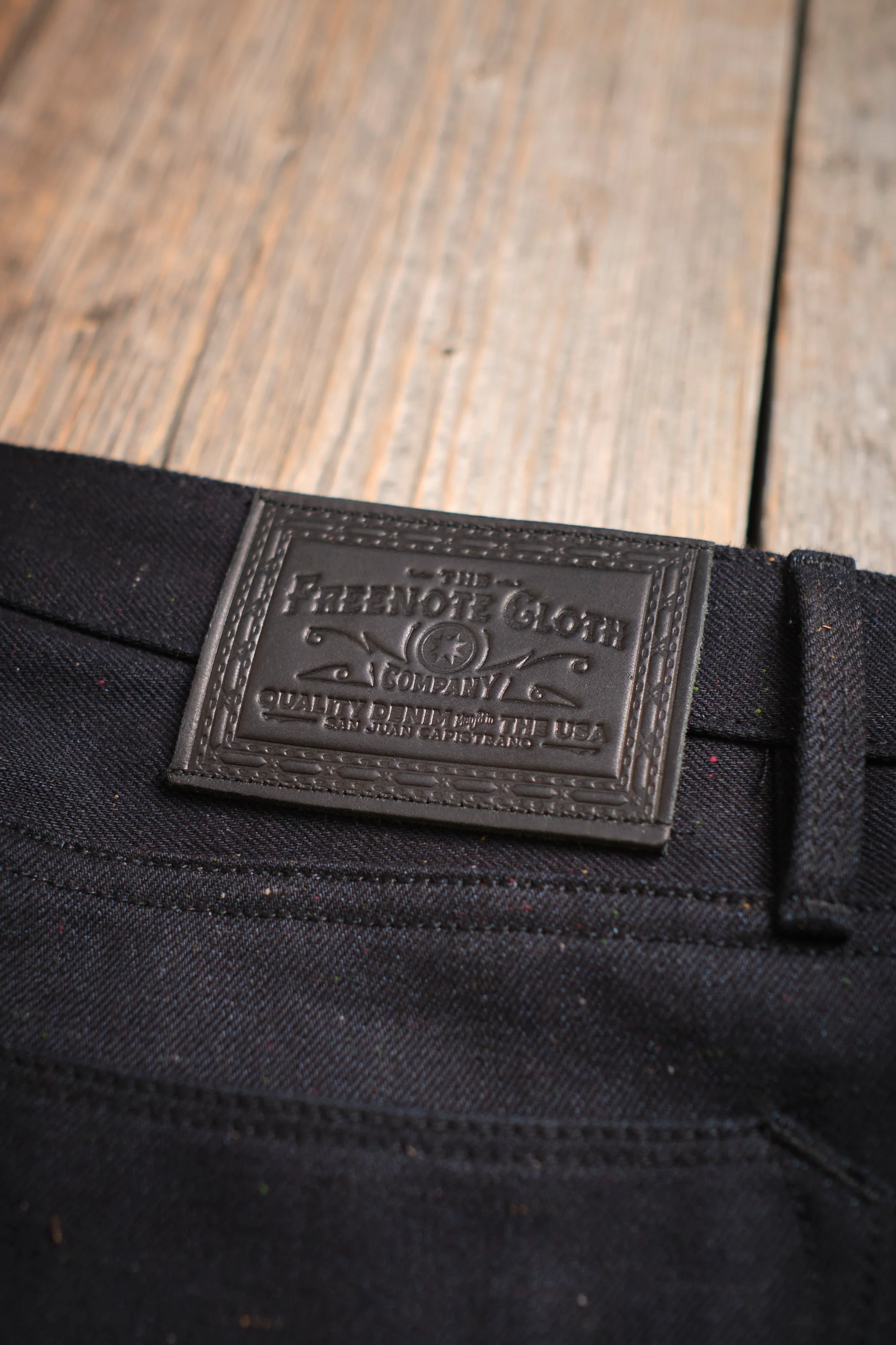 Portola 14 Ounce Raw Fleck Denim - Image 11