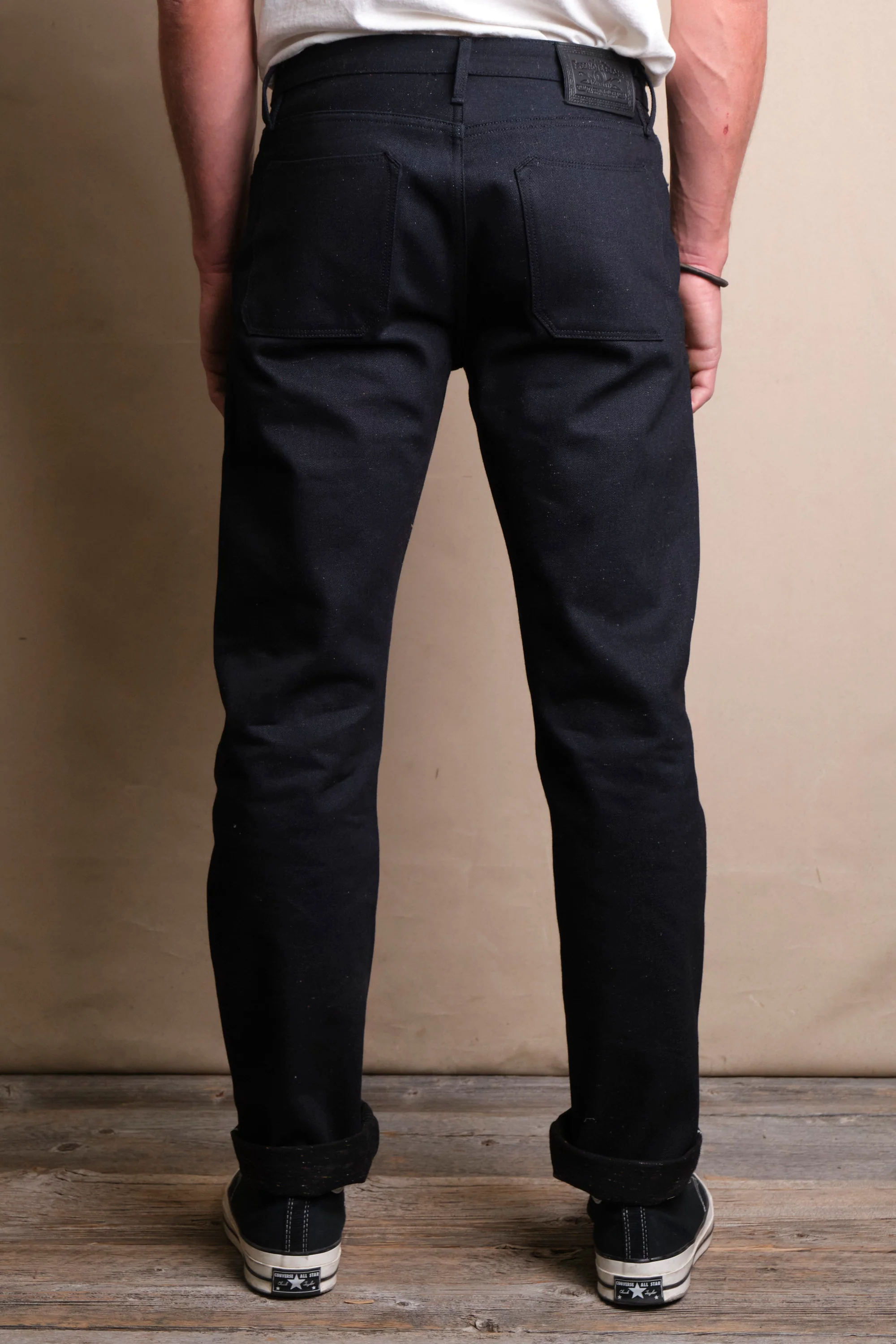 Portola 14 Ounce Raw Fleck Denim - Image 5