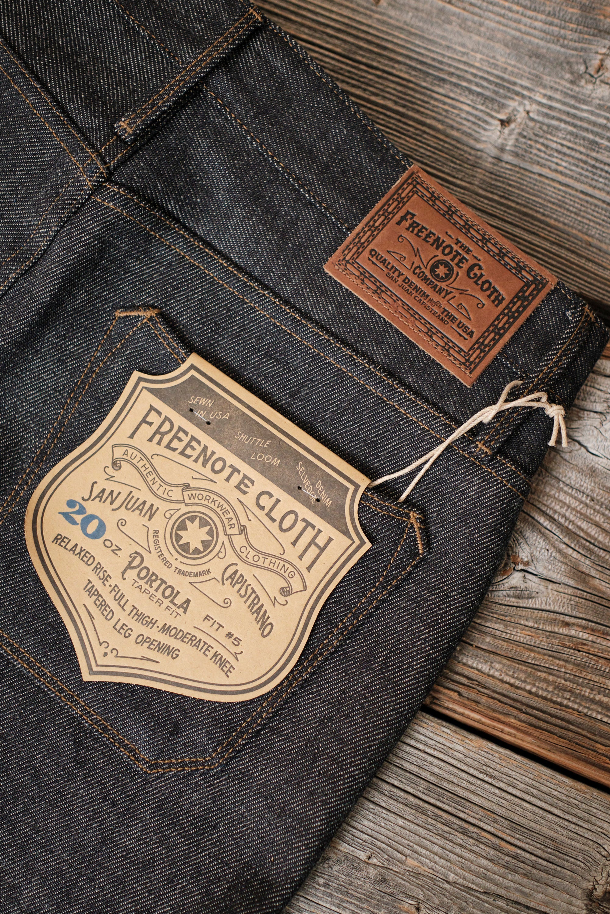 Portola Classic Taper 20 Ounce Indigo Denim - Image 10