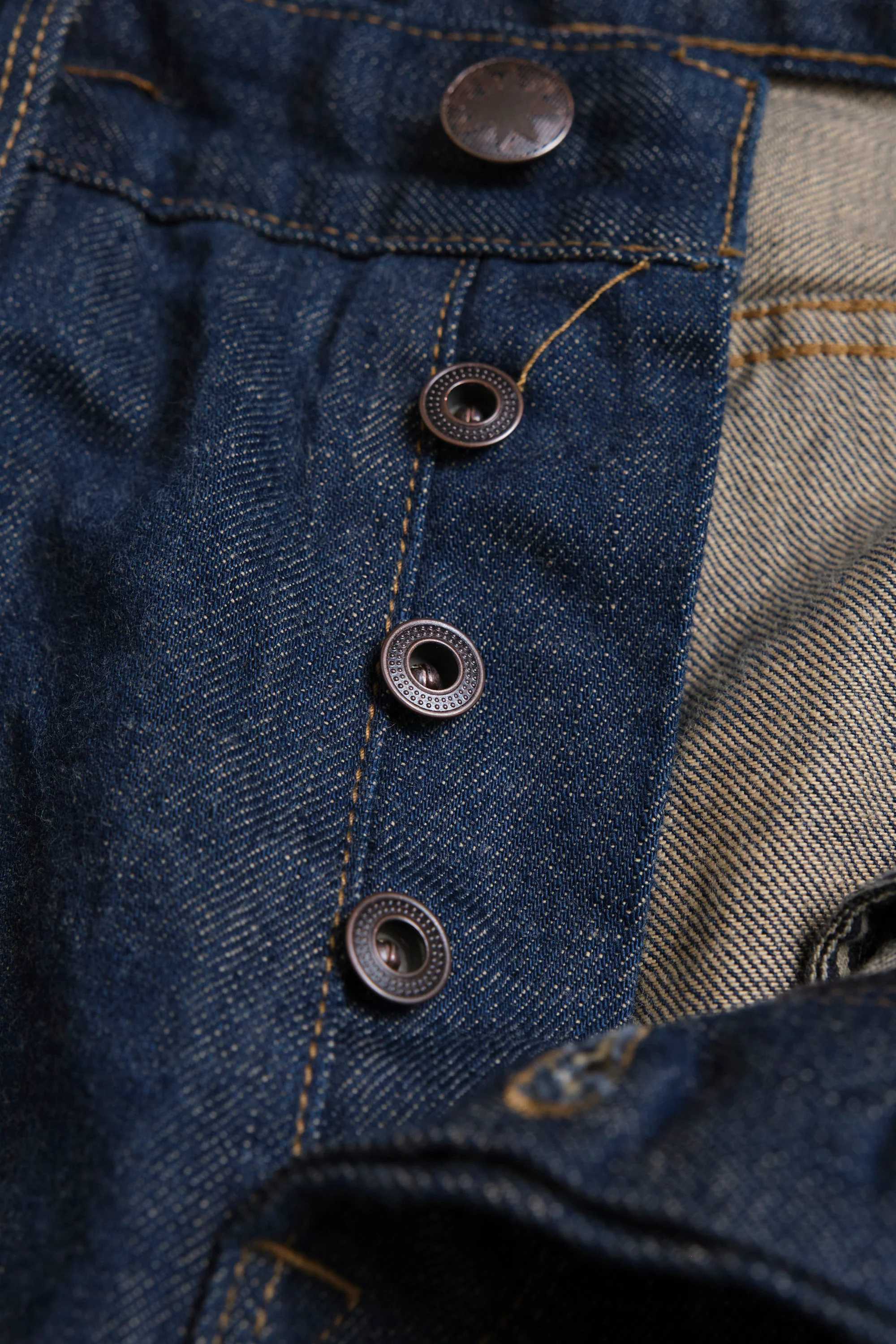 Portola Classic Taper 13 Ounce Natural Rinsed Denim - Image 12