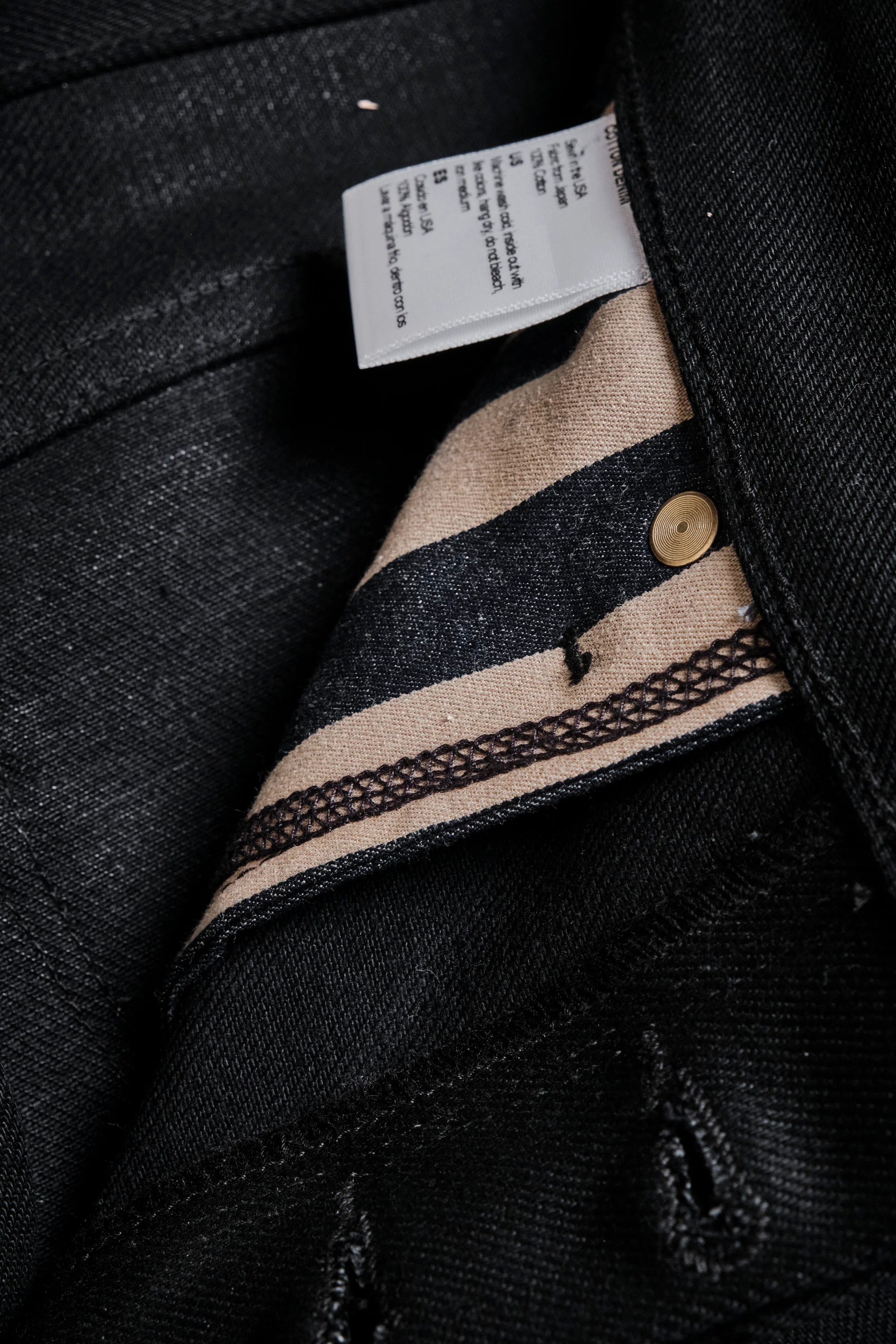 Portola Classic Taper 15.75 Ounce Black Denim - Image 11