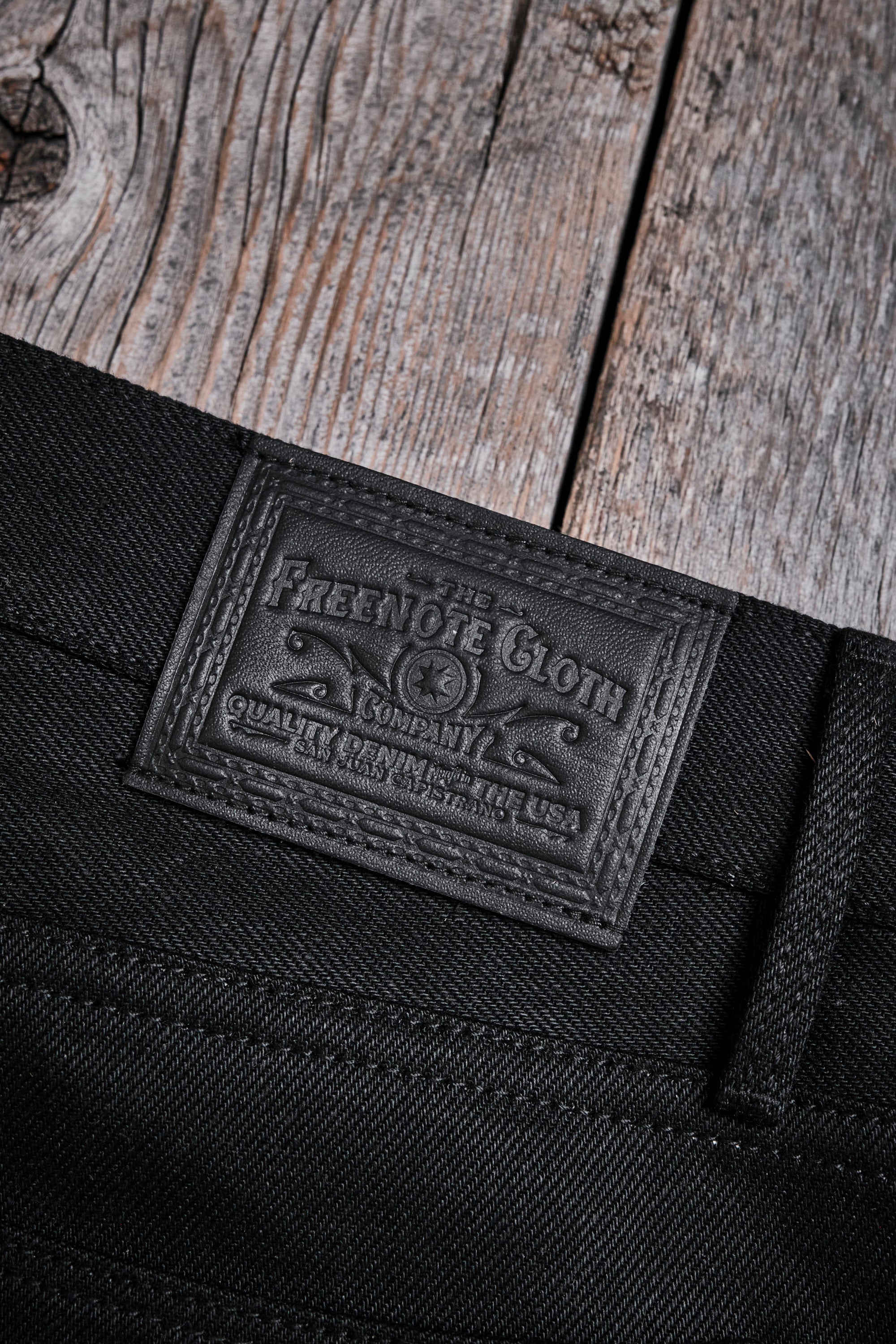 Portola Classic Taper 15.75 Ounce Black Denim - Image 13