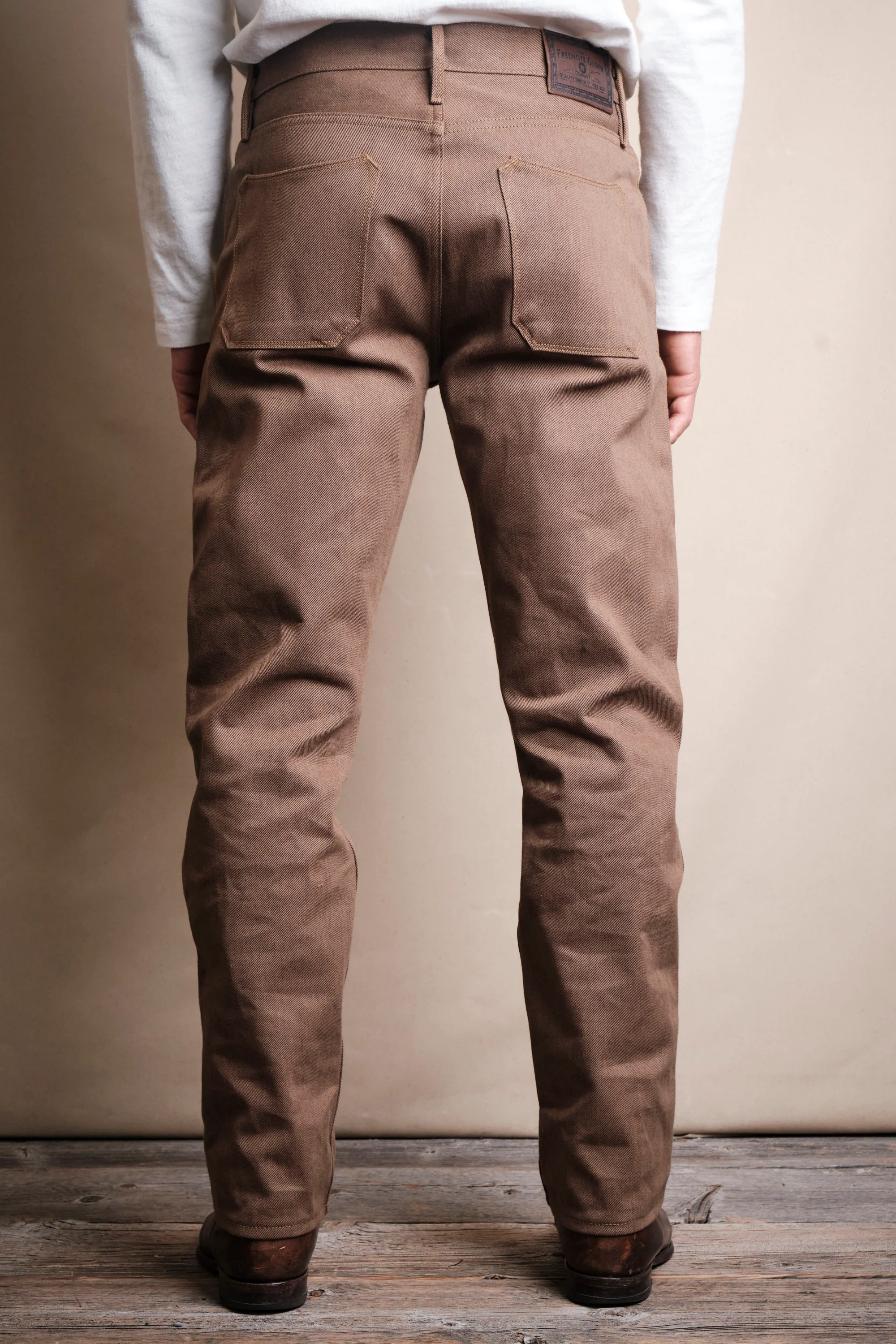 Portola Classic Taper <span> 15 Ounce Brown Denim </span> - Image 5
