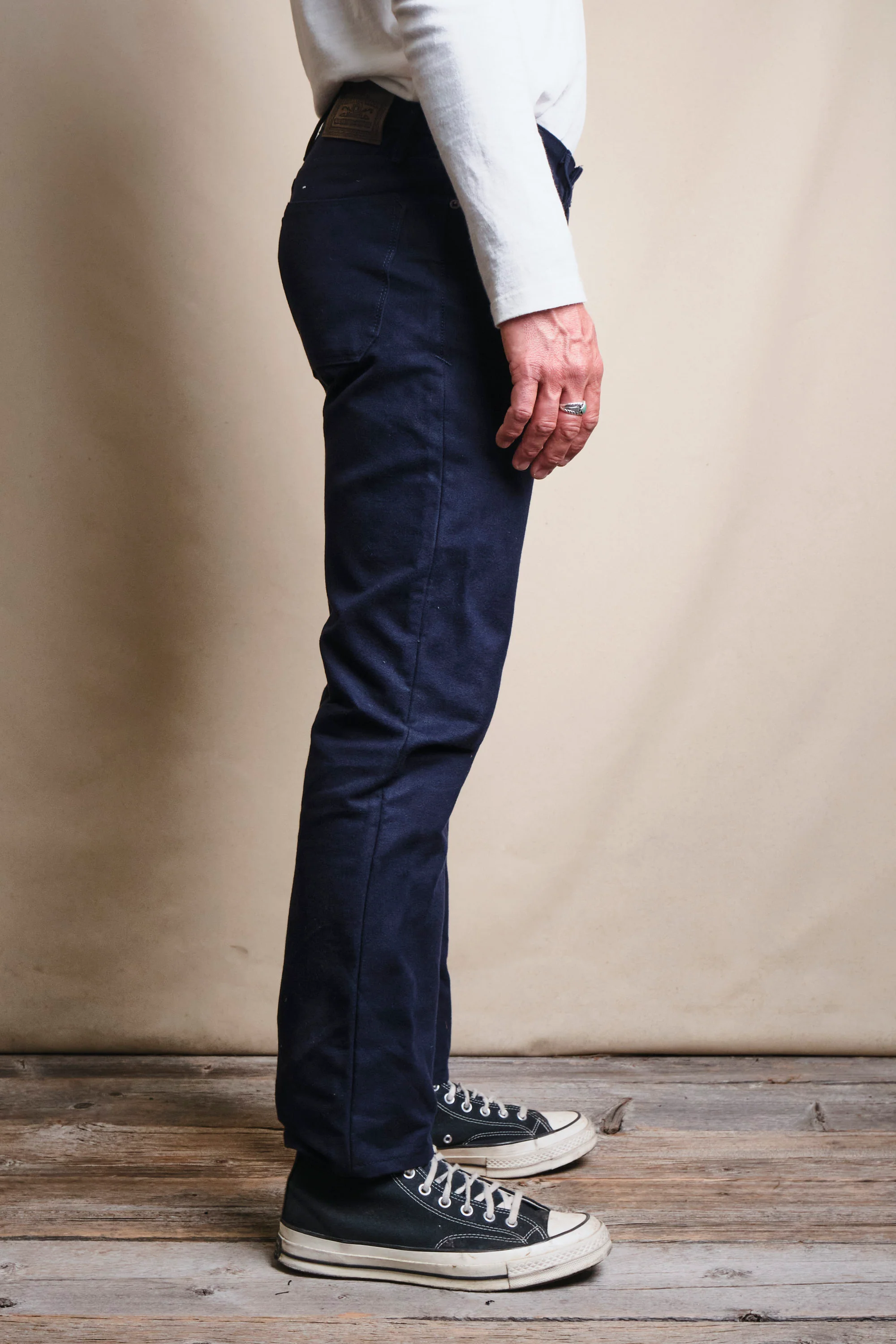 Portola Classic Taper 15 Ounce Navy Canvas - Image 4