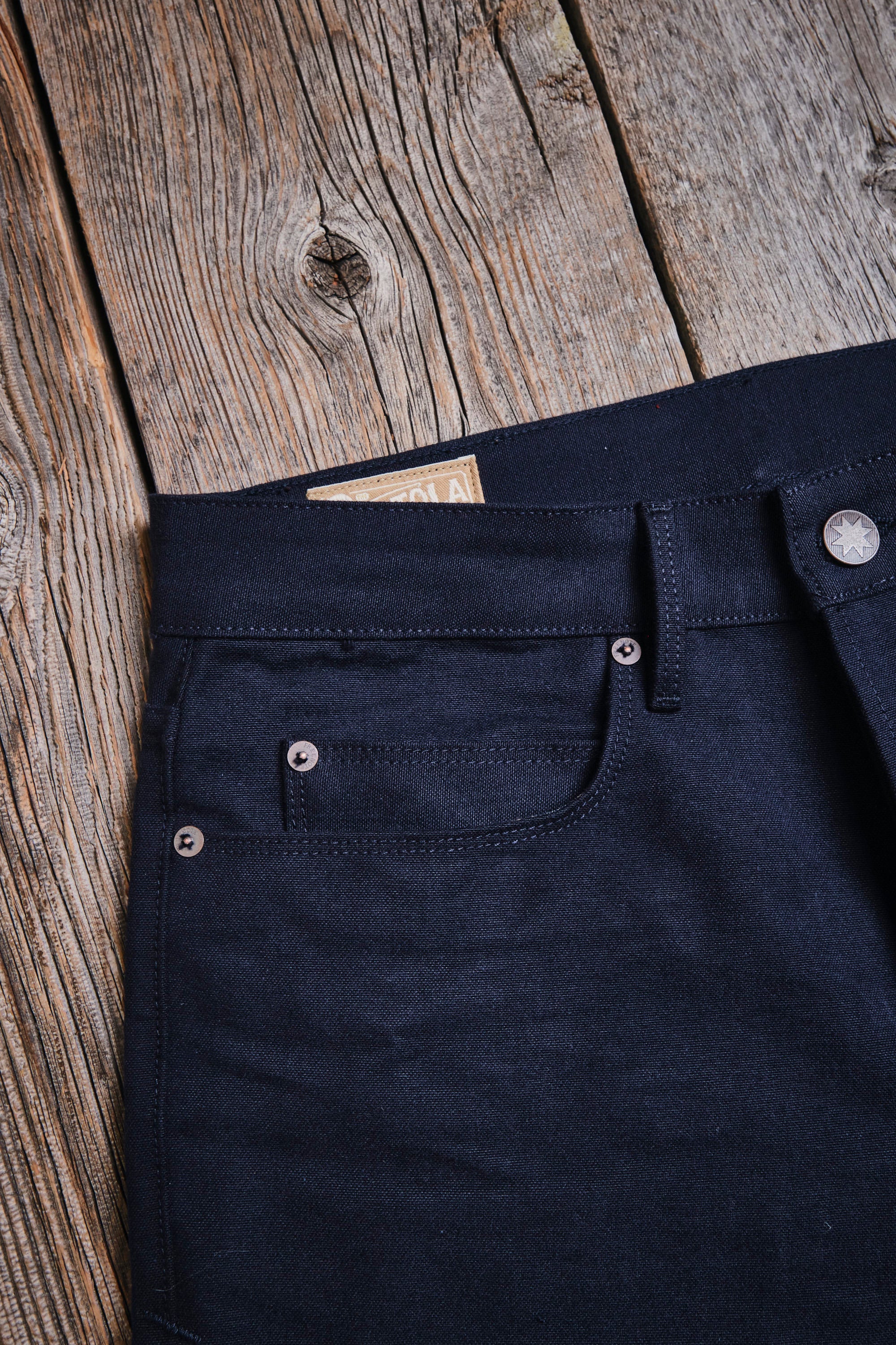 Portola Classic Taper 15 Ounce Navy Canvas - Image 6