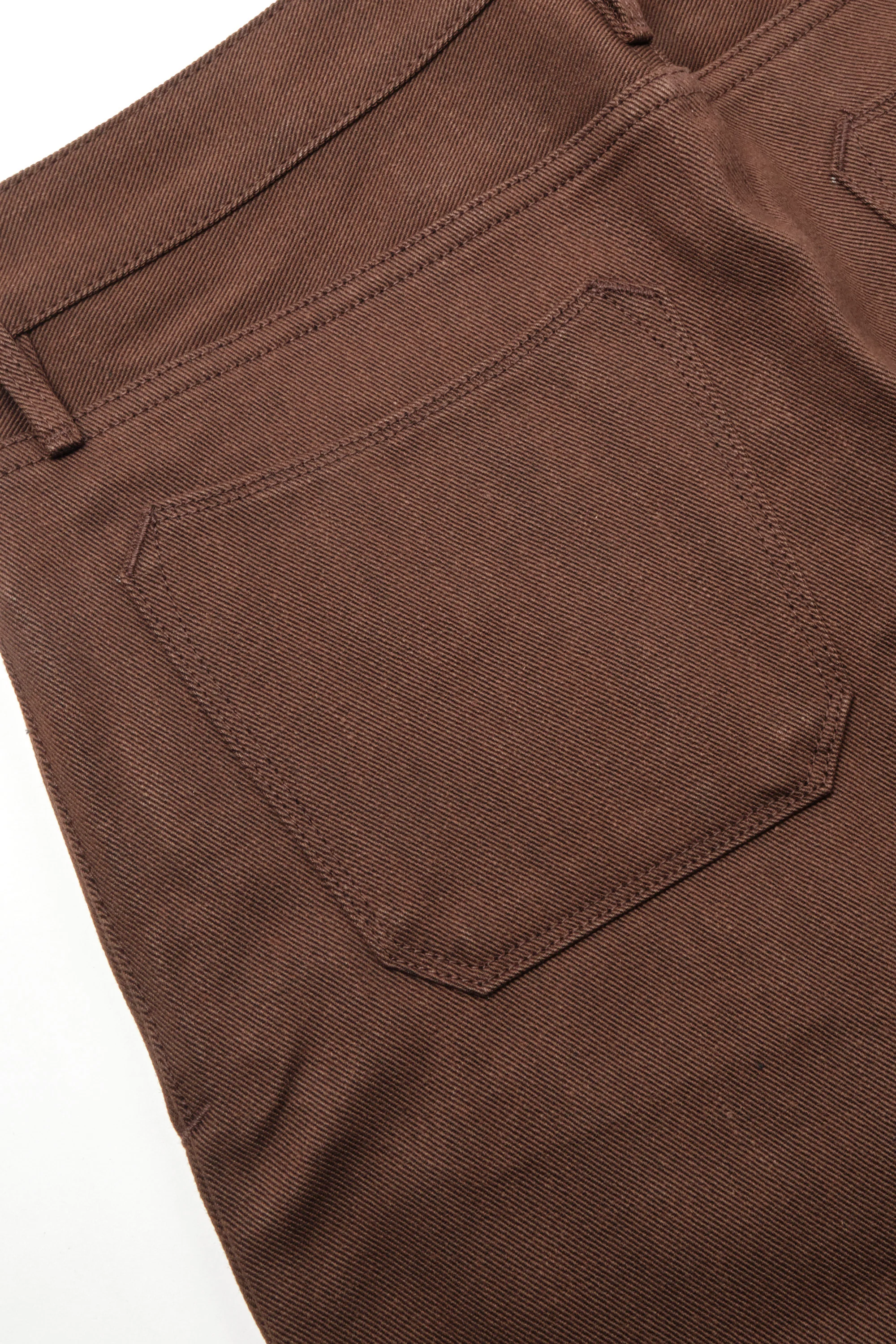 Portola 15 Ounce Dark Brown Denim - Image 11