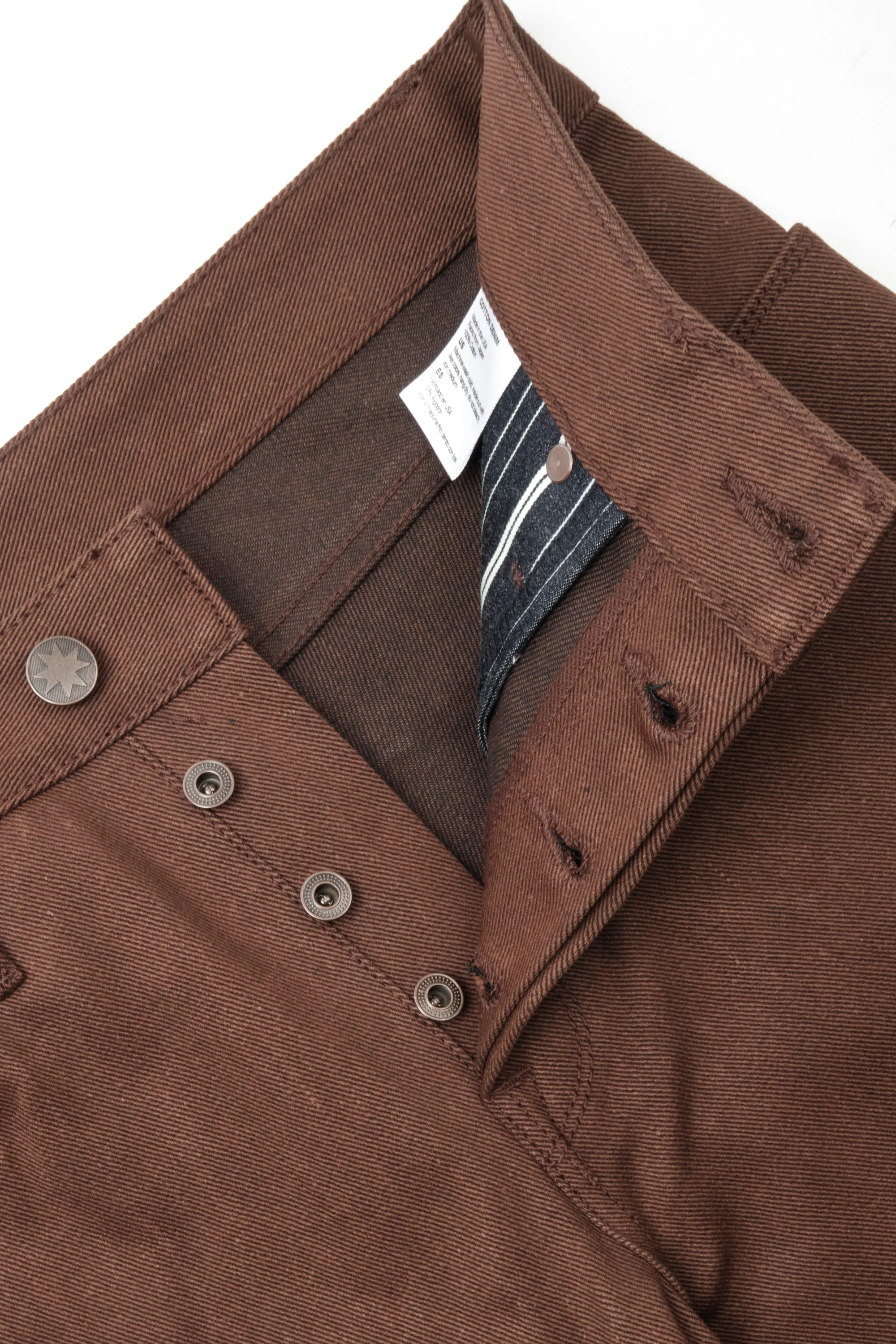 Portola 15 Ounce Dark Brown Denim - Image 14