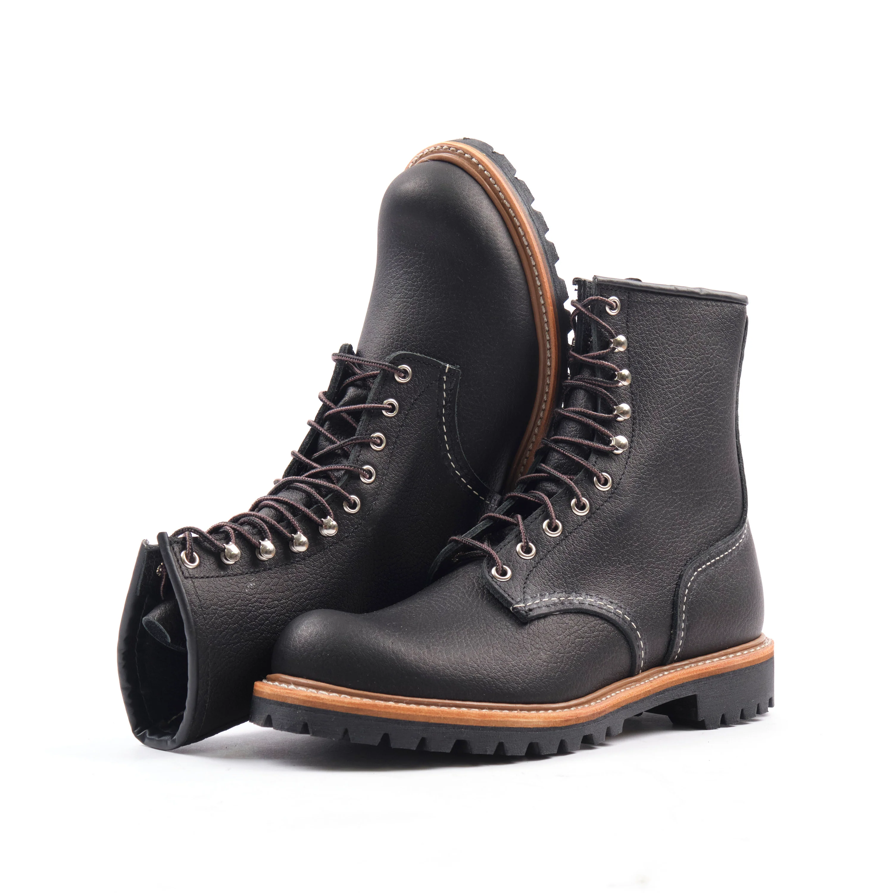 Red Wing Heritage Logger Boot - Black Oil Slick 4501 - Image 2