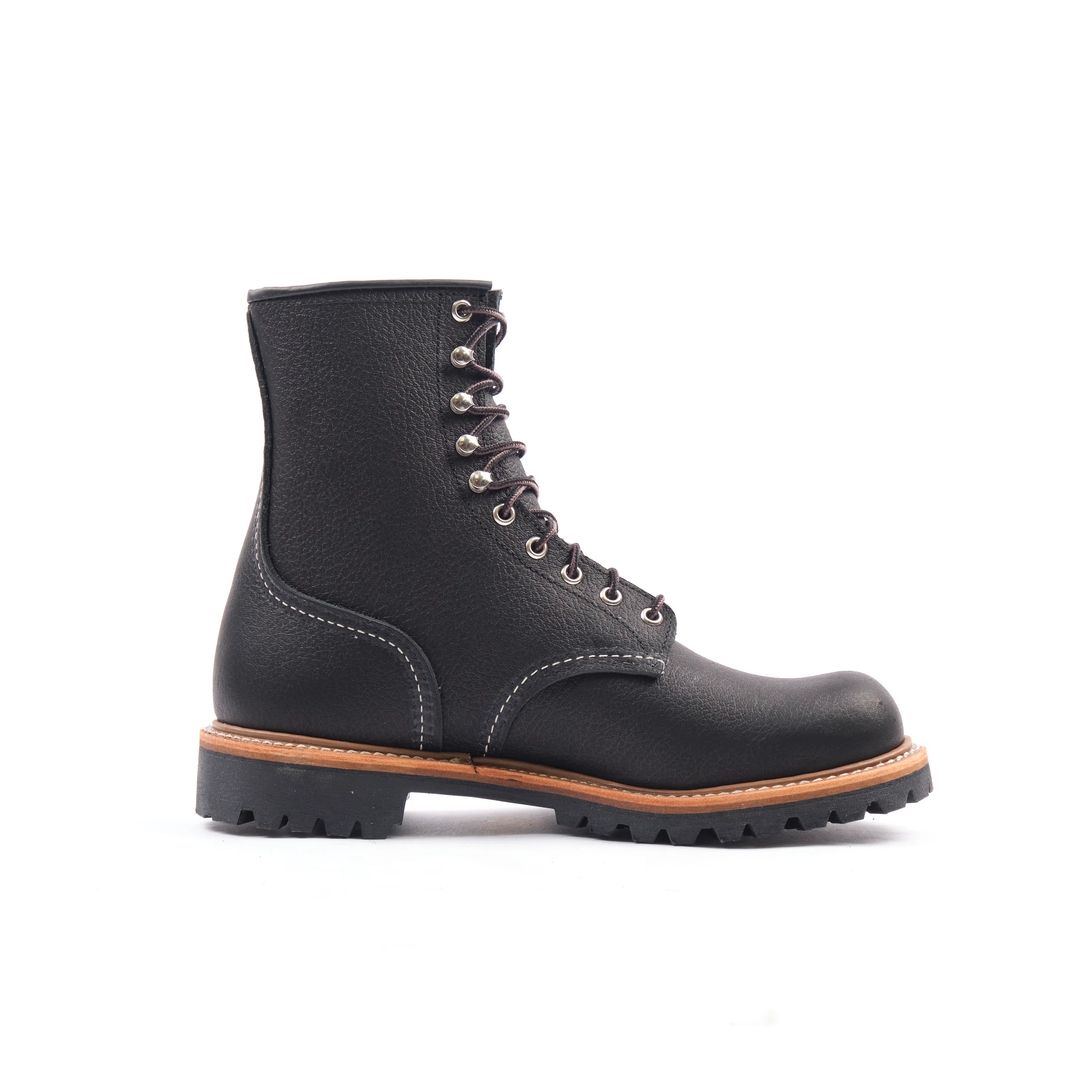Red Wing Heritage Logger Boot - Black Oil Slick 4501 - Image 4