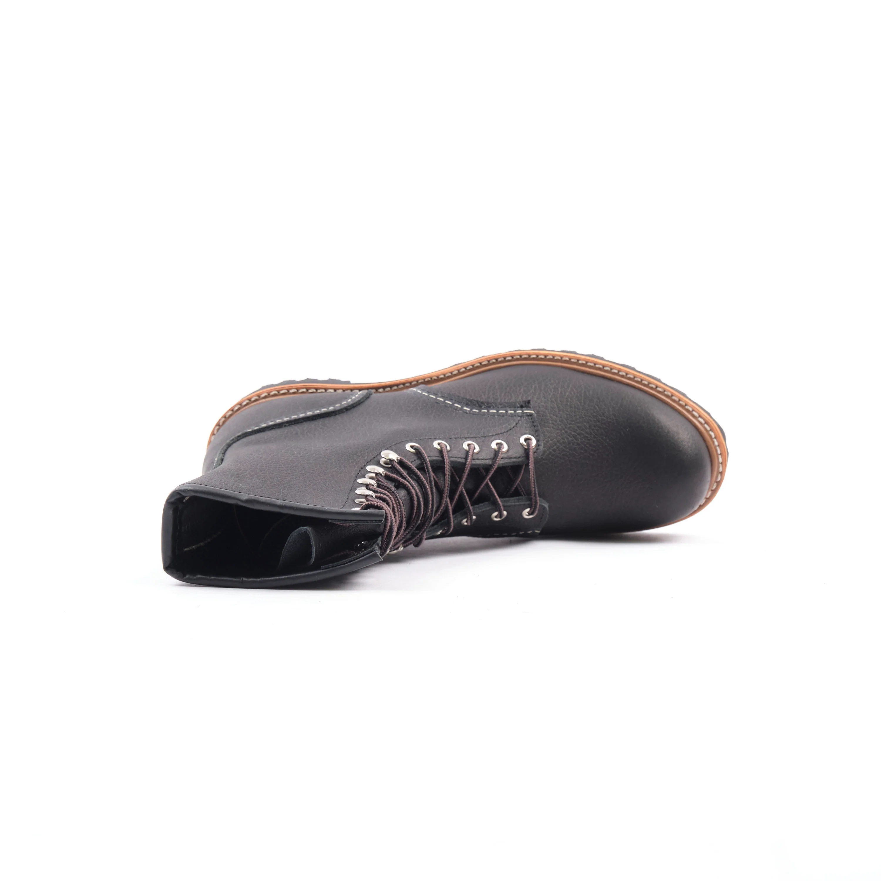 Red Wing Heritage Logger Boot - Black Oil Slick 4501 - Image 7