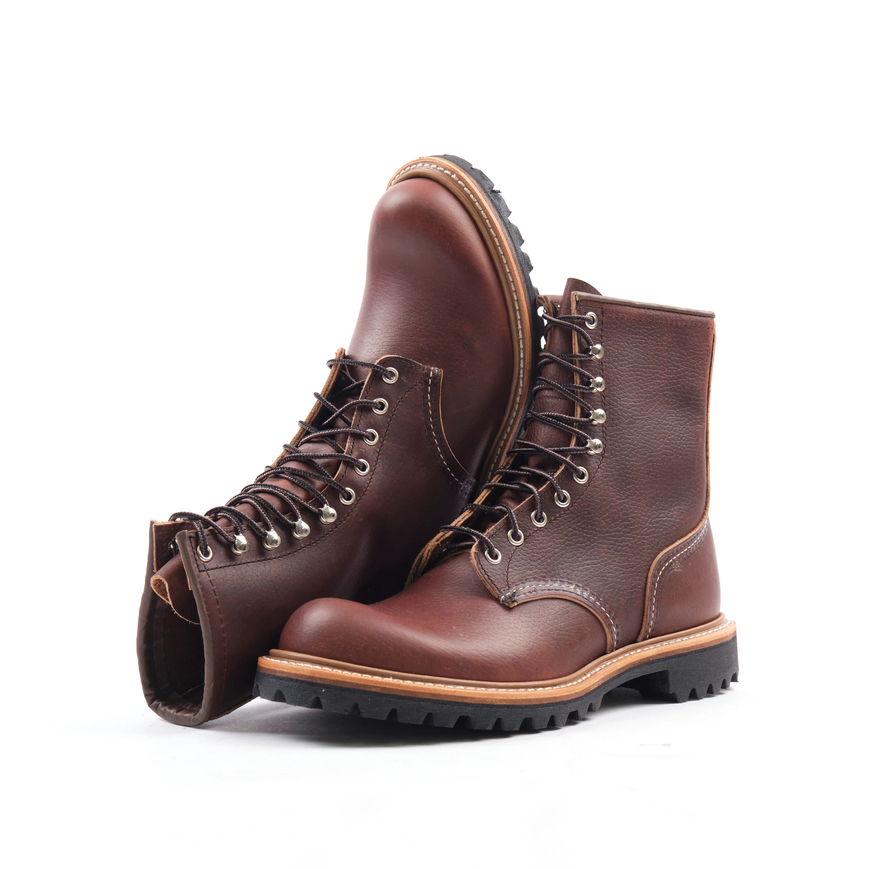 Red Wing Heritage Logger Boot - Briar Oil Slick 4585 - Image 2
