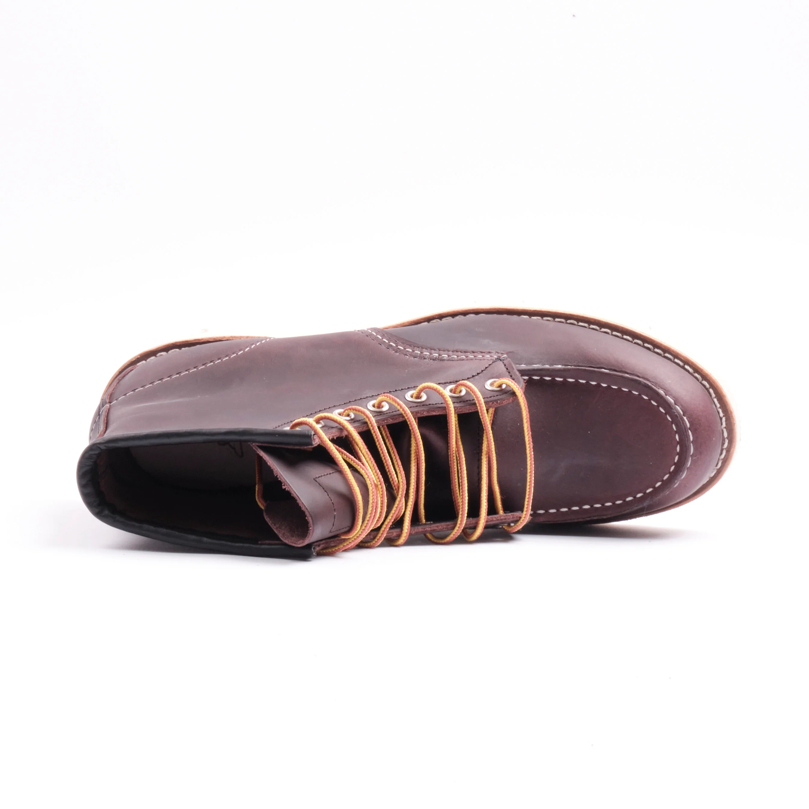 Red Wing Heritage 6" Classic Moc Toe - Black Cherry Excalibur Leather 8847 - Image 6