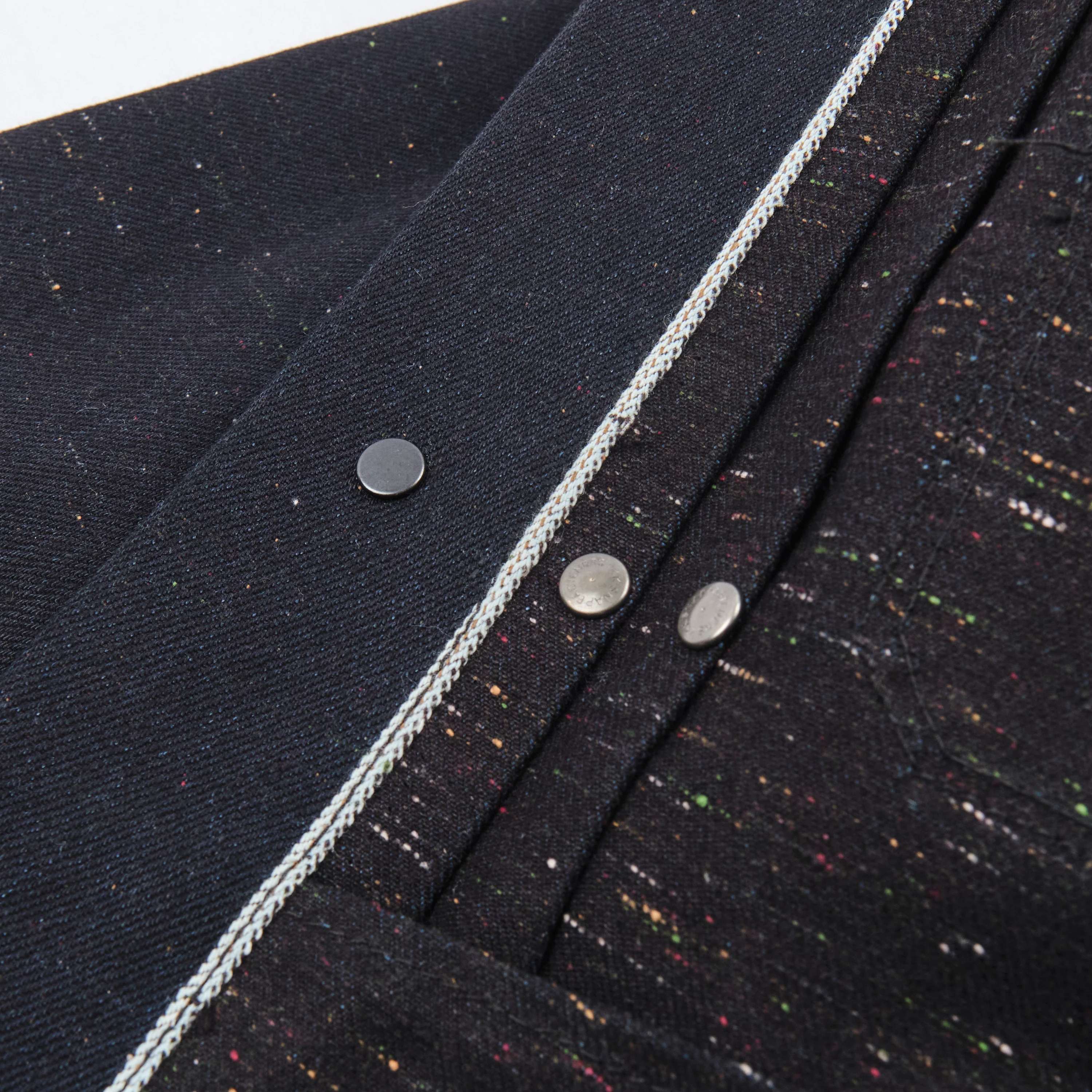 Riders Jacket 14 Ounce Raw Fleck - Image 11