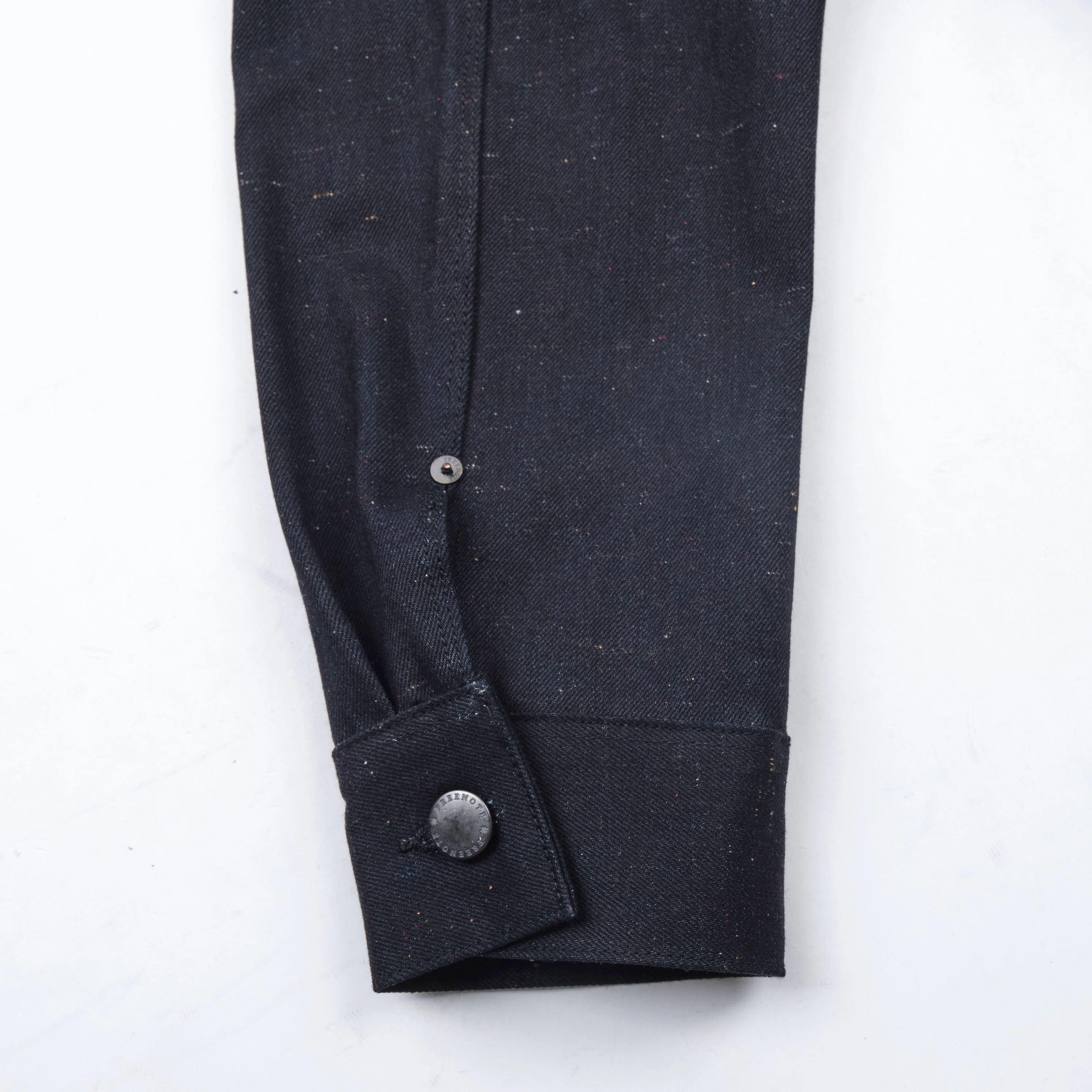 Riders Jacket 14 Ounce Raw Fleck - Image 14