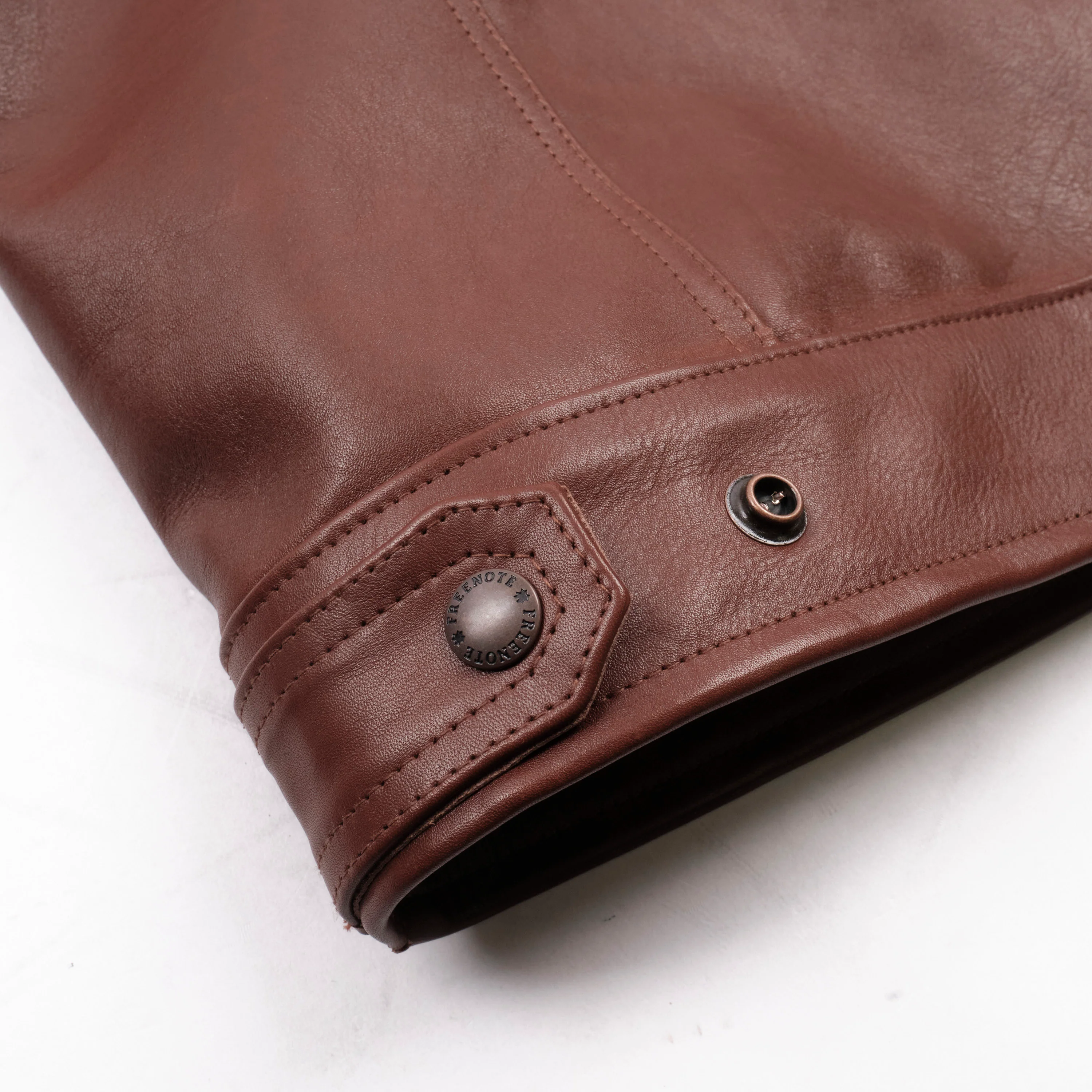 Riders Jacket Brown Boston Leather - Image 11