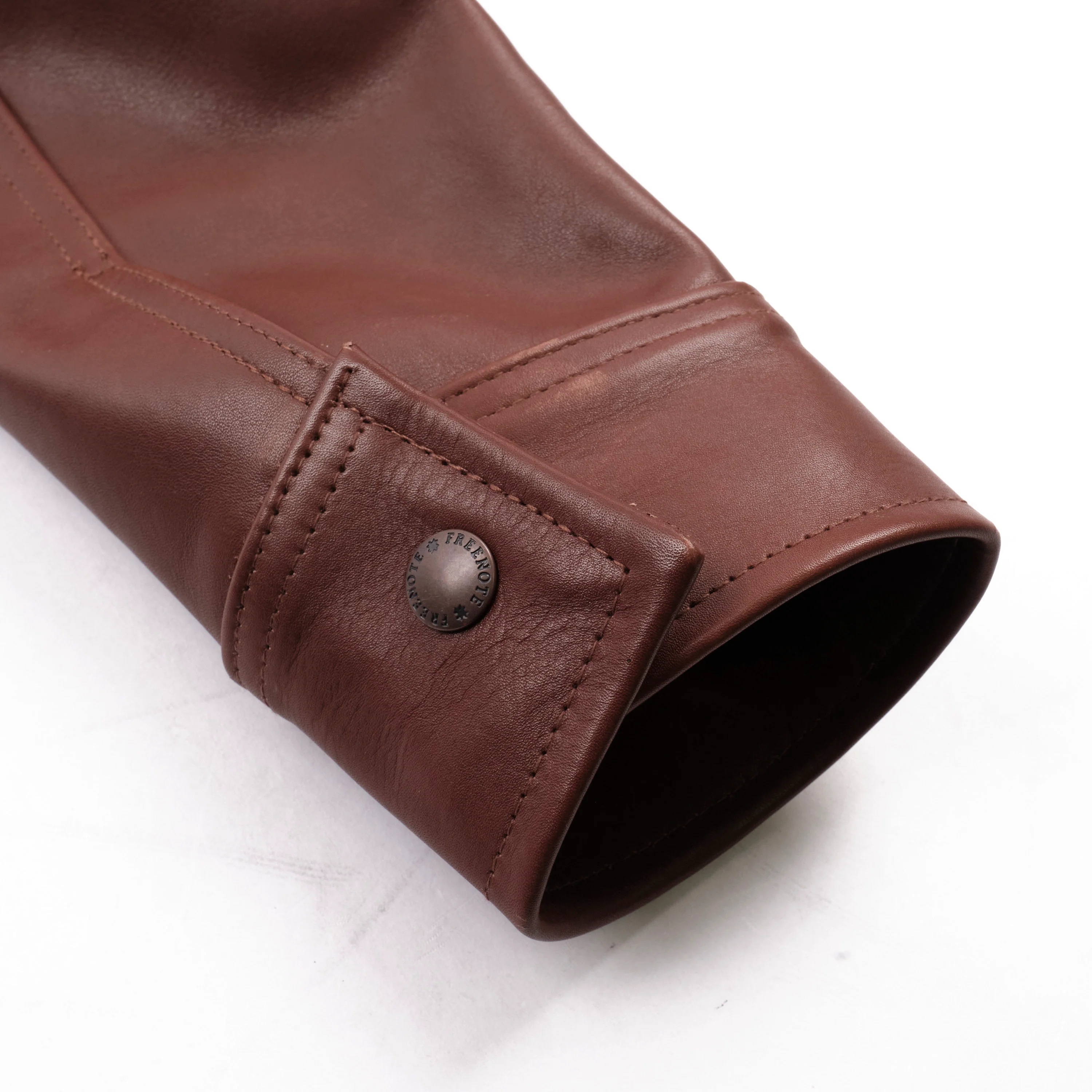 Riders Jacket Brown Boston Leather - Image 12