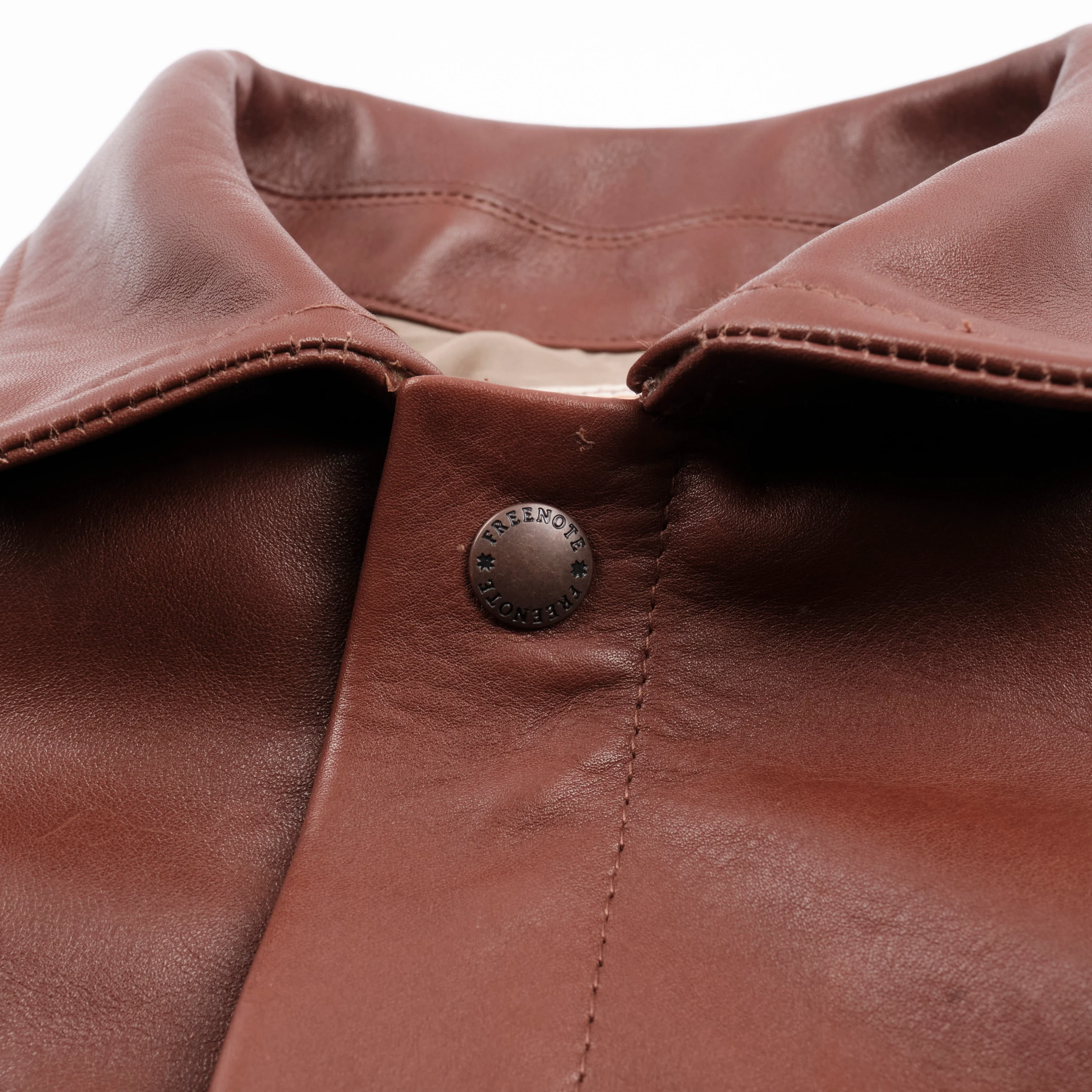 Riders Jacket Brown Boston Leather - Image 4