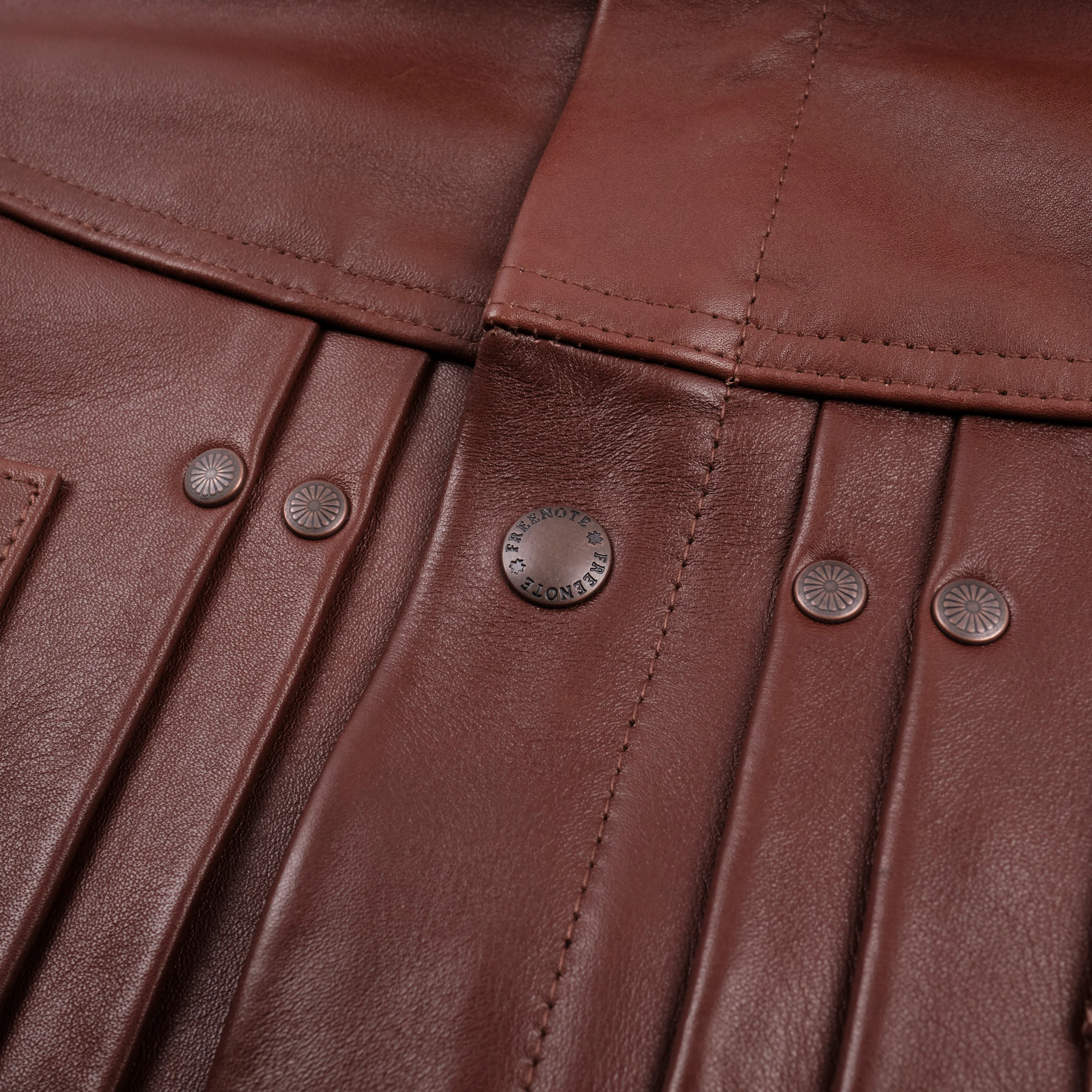 Riders Jacket Brown Boston Leather - Image 5