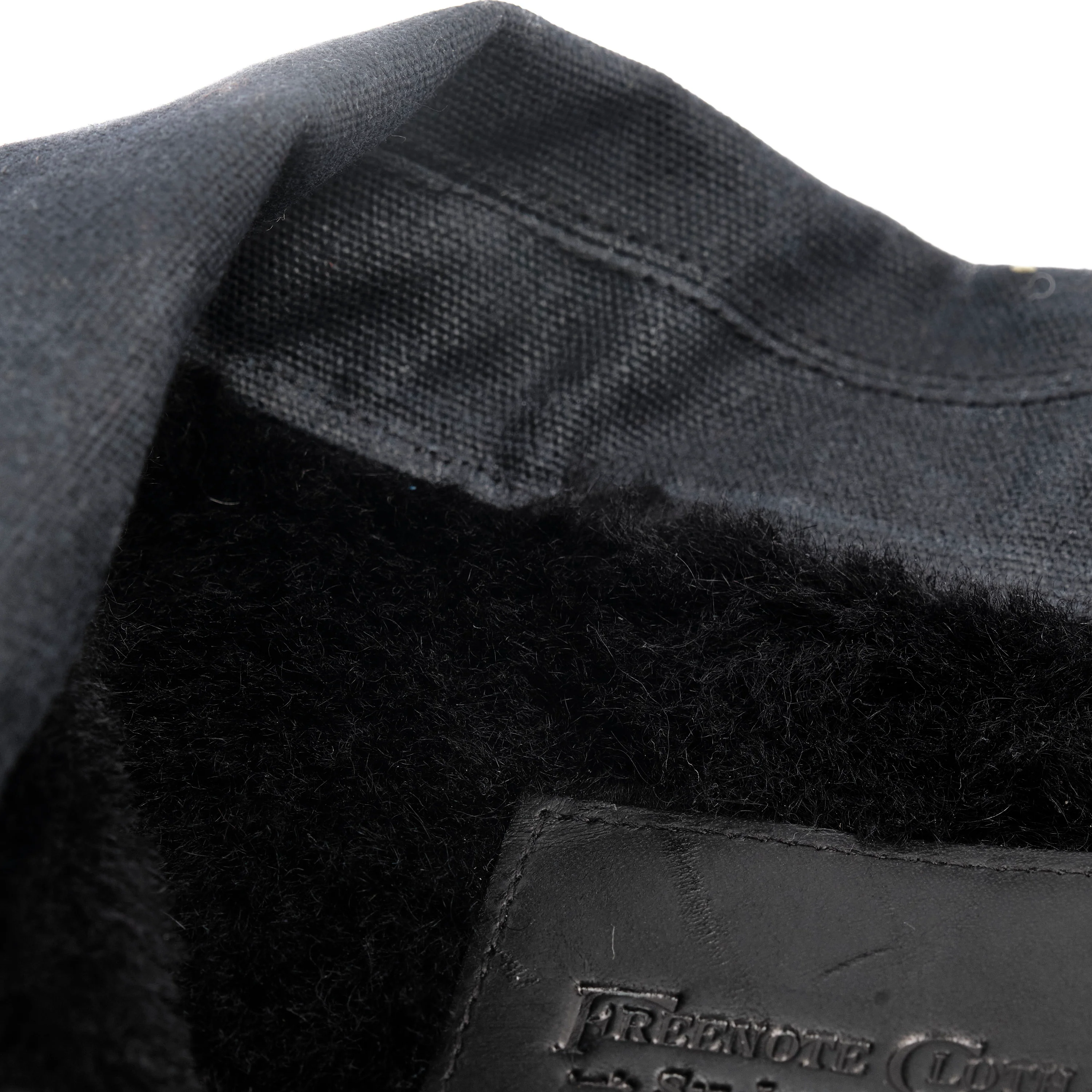 Riders Jacket Heavy Waxed Canvas Black Alpaca - Image 11