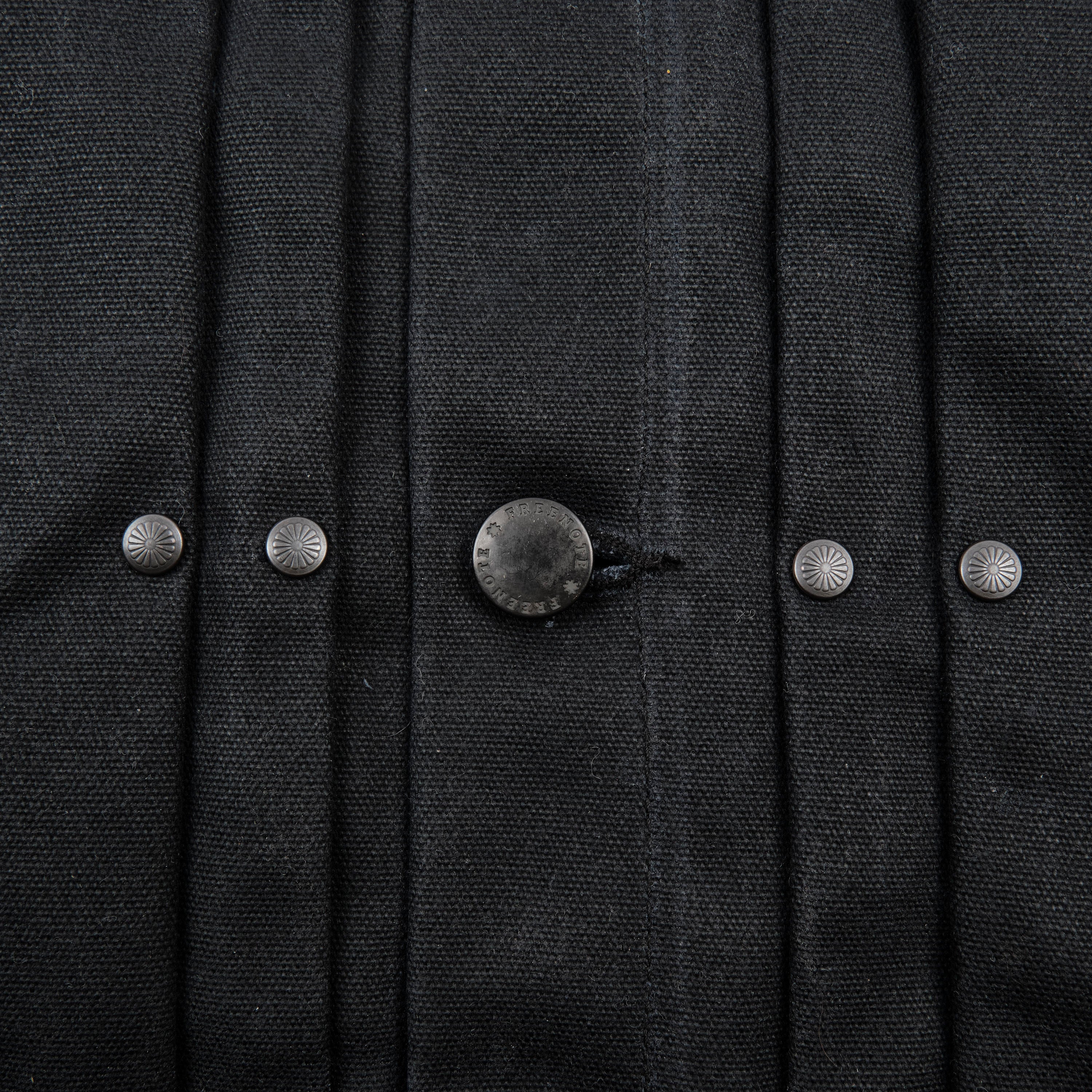 Riders Jacket Heavy Waxed Canvas Black Alpaca - Image 12