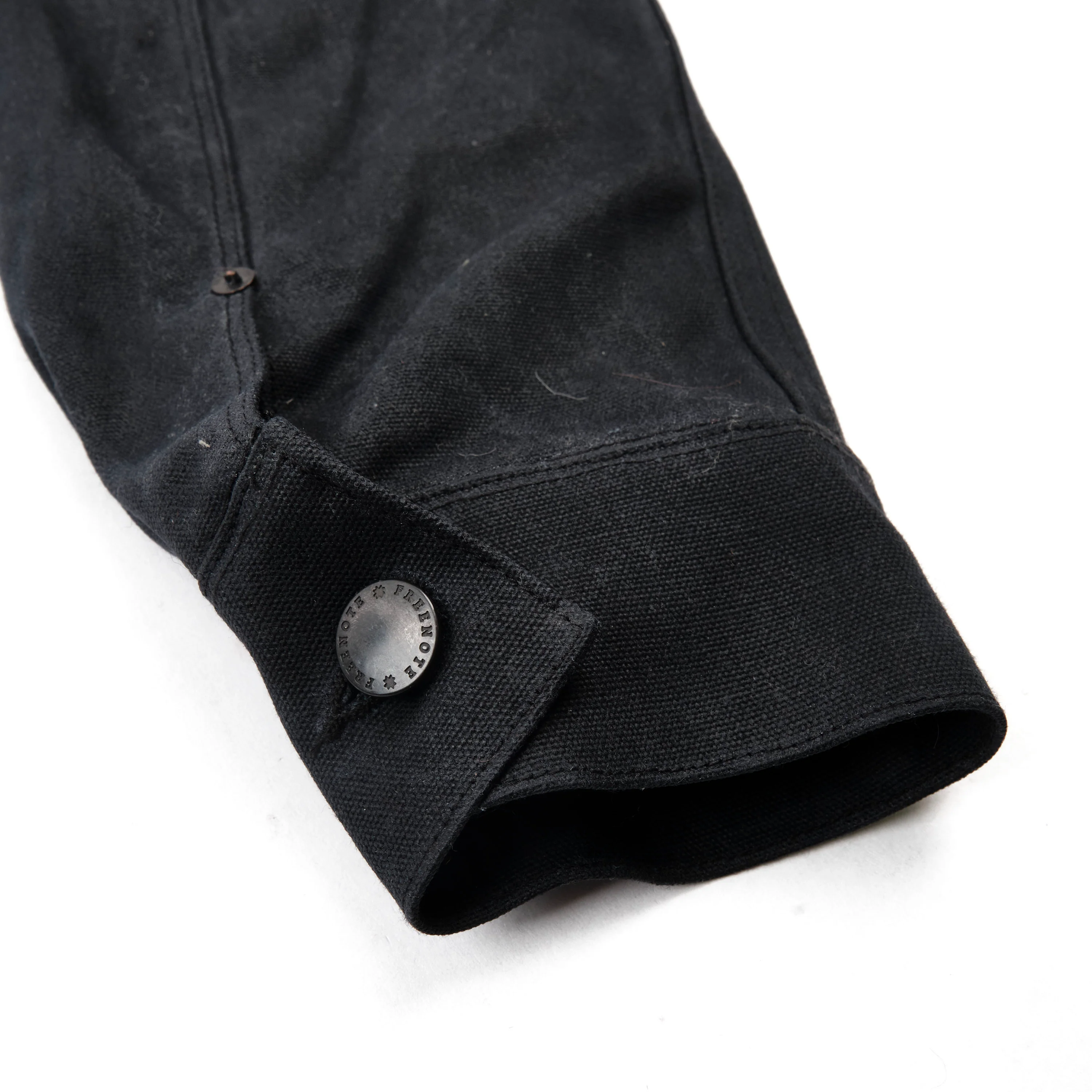 Riders Jacket Heavy Waxed Canvas Black Alpaca - Image 18