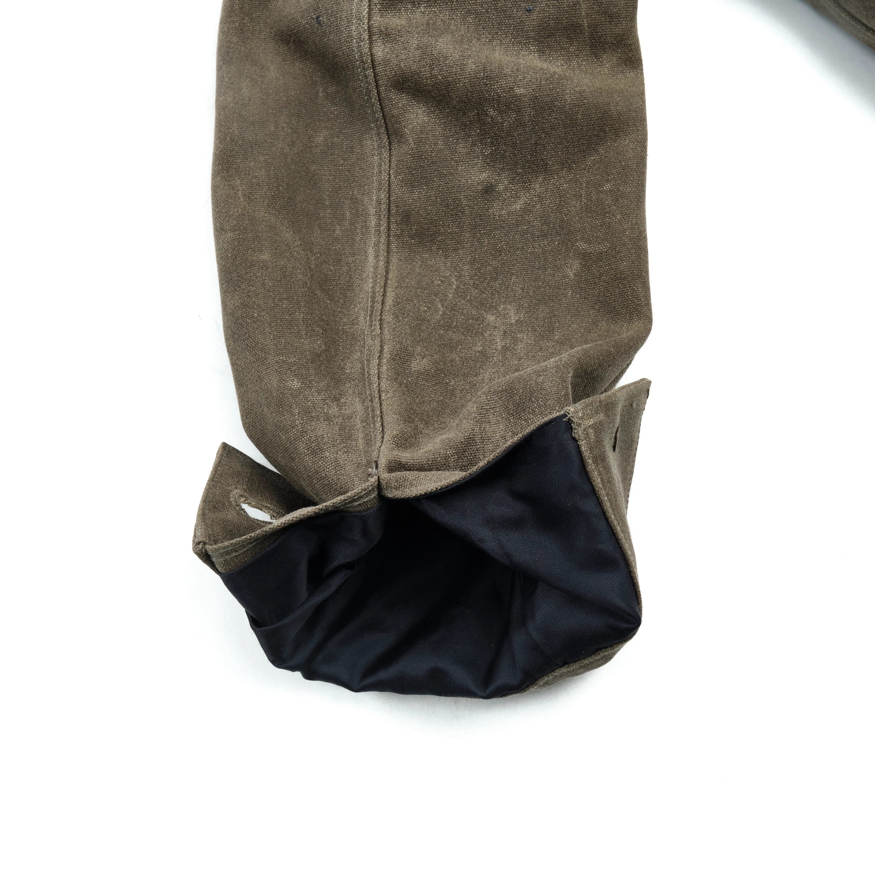 Riders Jacket Heavy Waxed Canvas Tobacco Wool - Image 17