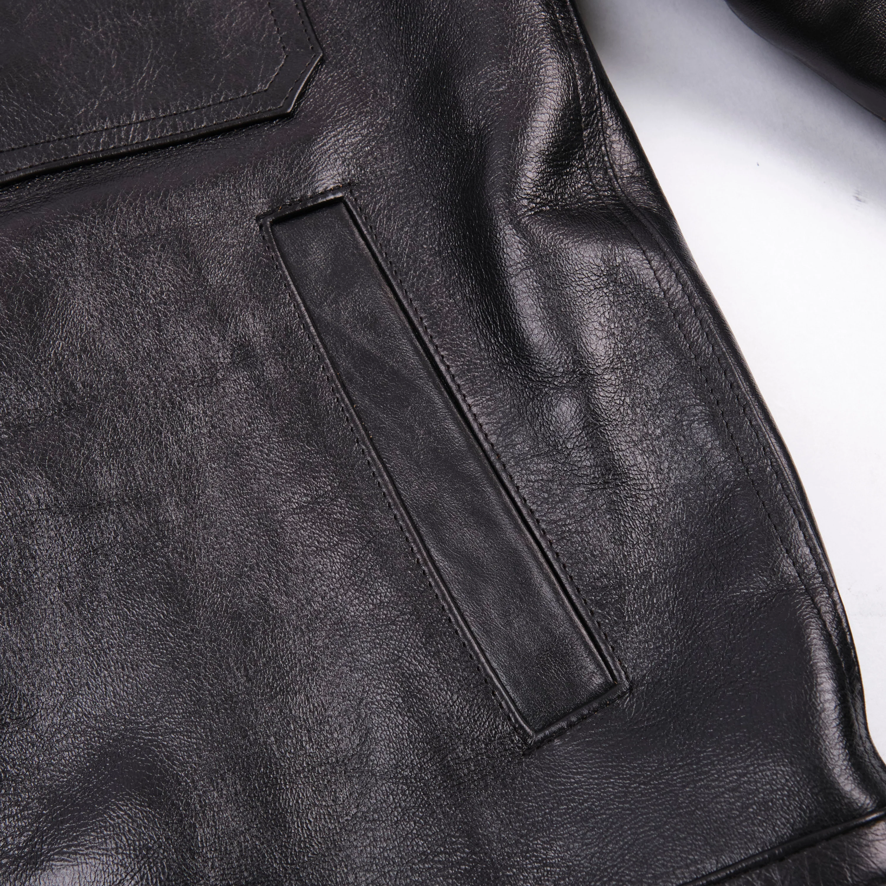 Riders Jacket Maryam Tannery Black Magic Horsehide - Image 4
