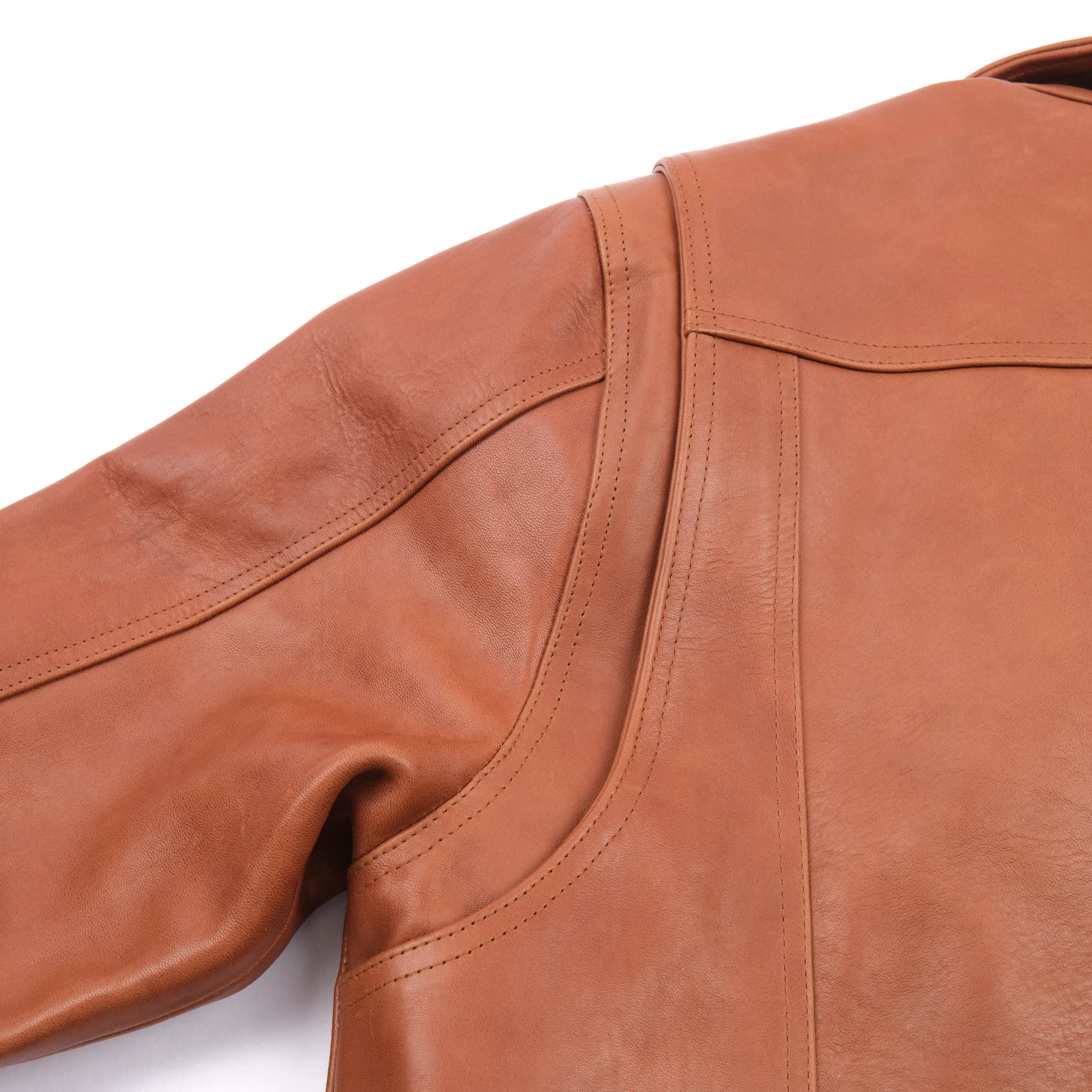 Riders Jacket Maryam Tannery Brown Horsehide - Image 10