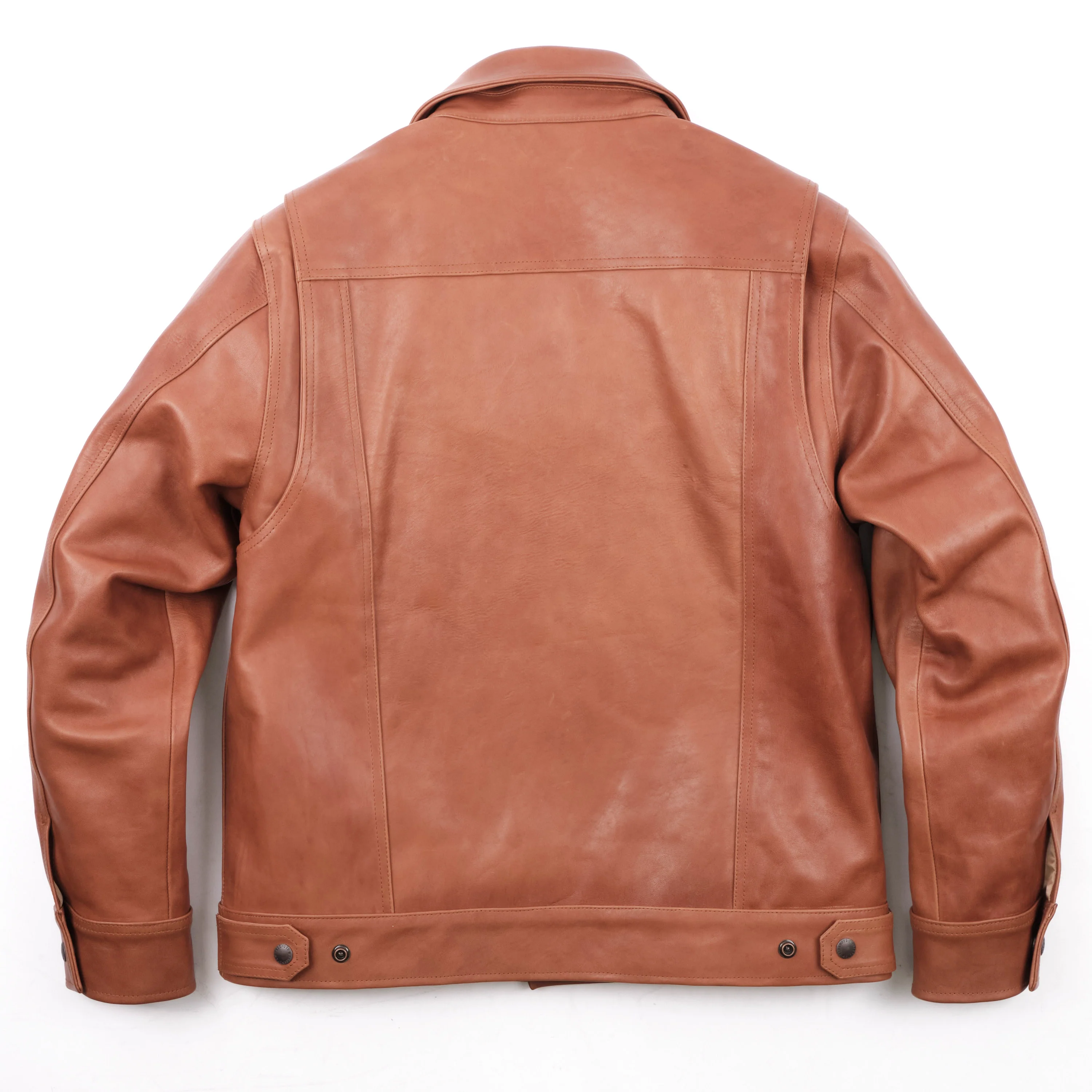 Riders Jacket Maryam Tannery Brown Horsehide - Image 14
