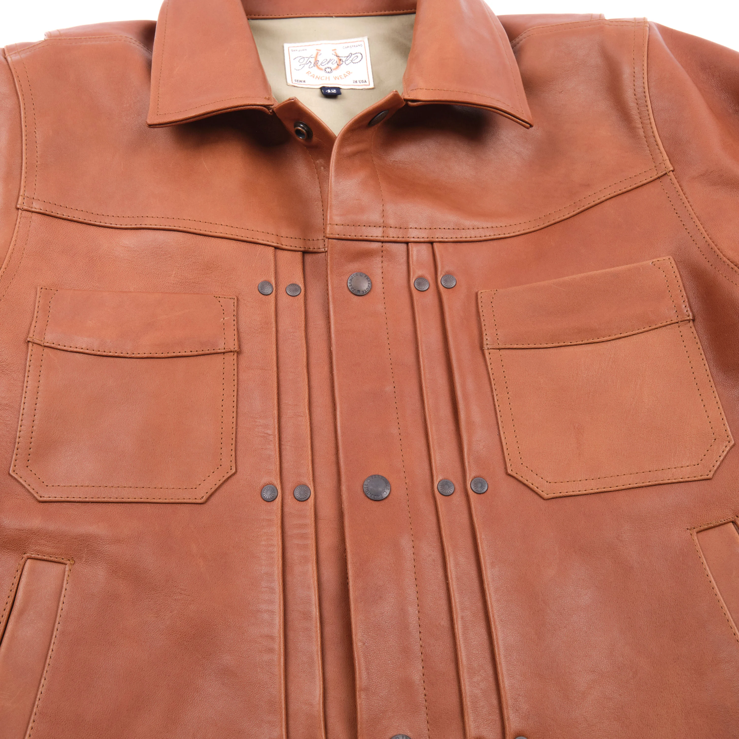 Riders Jacket Maryam Tannery Brown Horsehide - Image 5