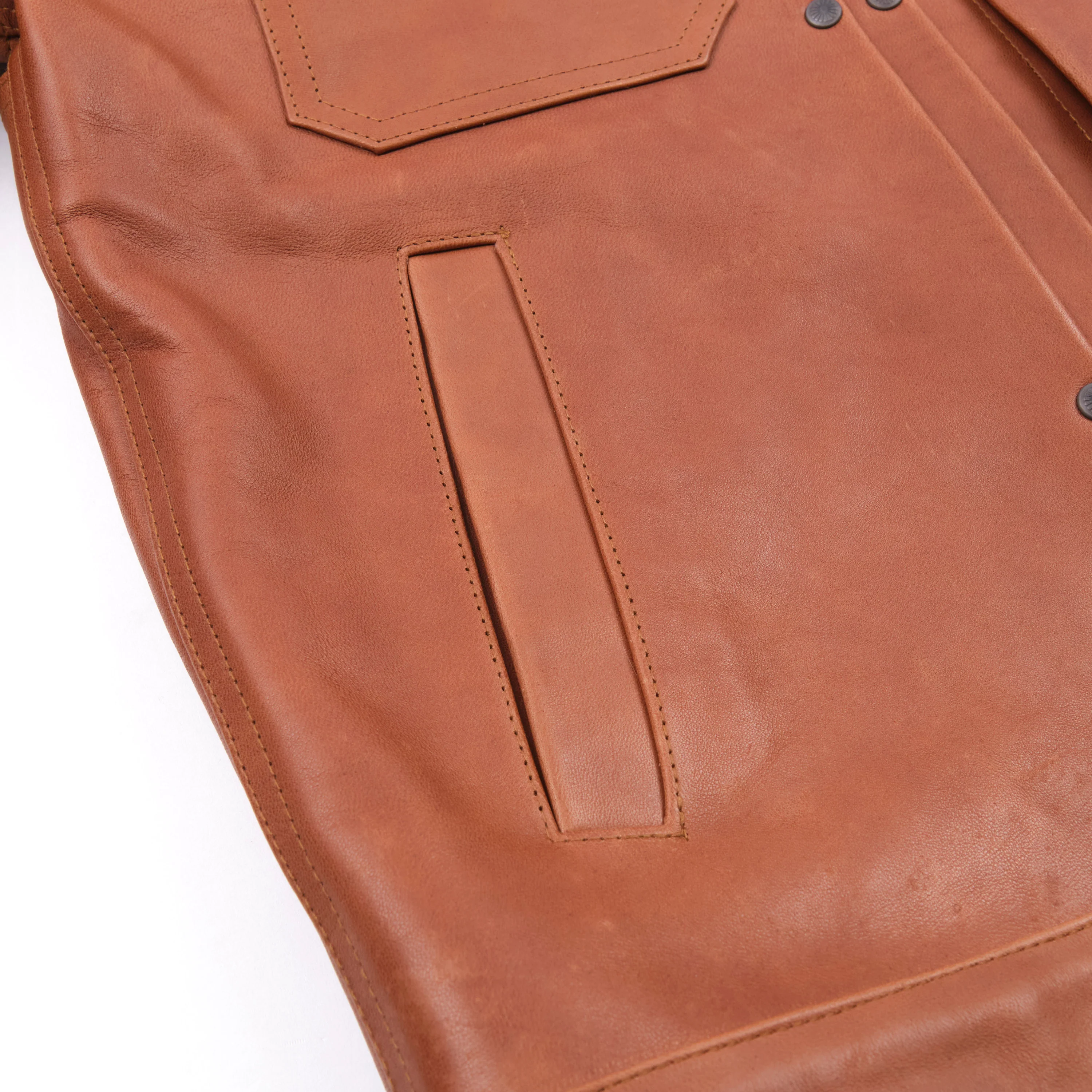 Riders Jacket Maryam Tannery Brown Horsehide - Image 7