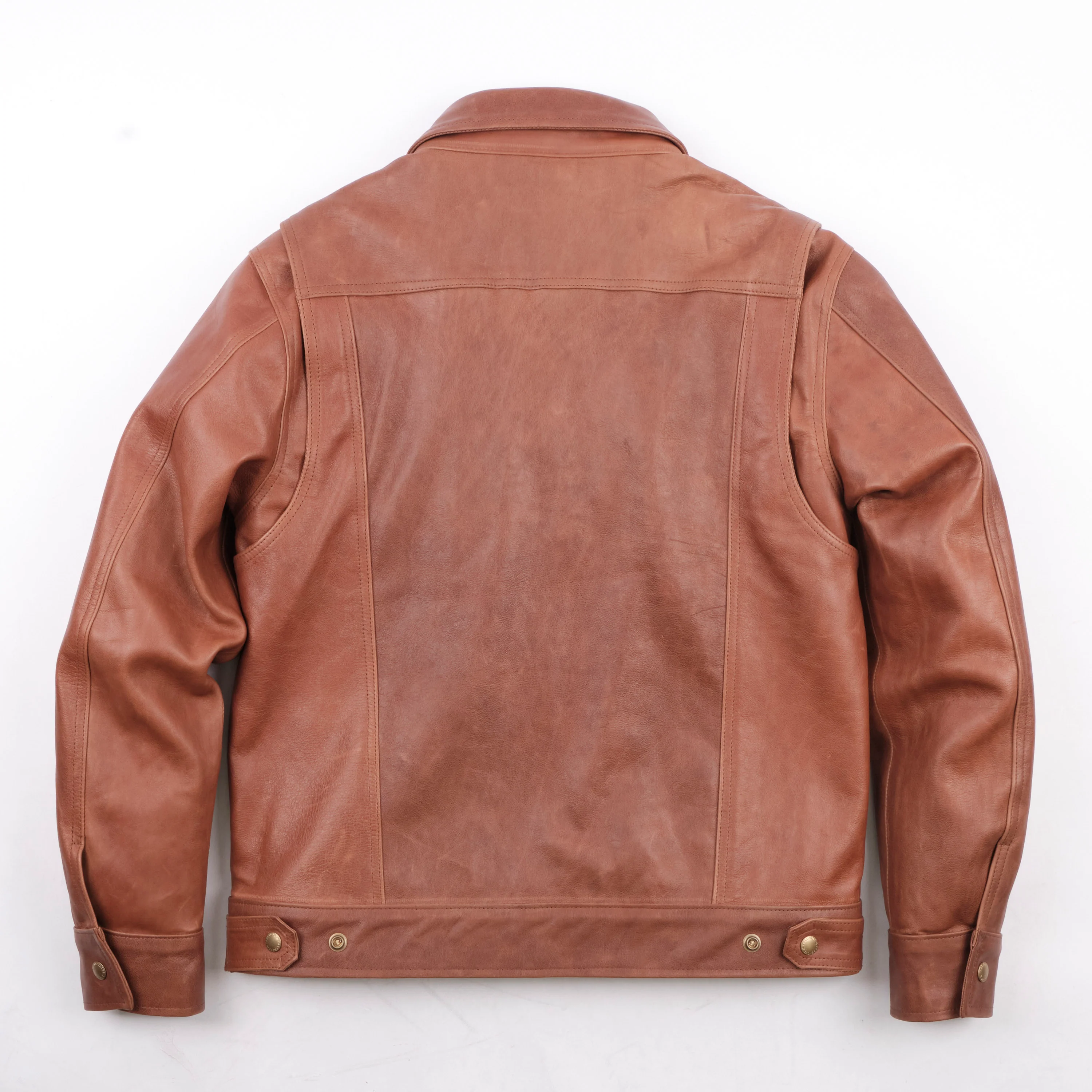 Riders Jacket Tobacco Horsehide - Image 15