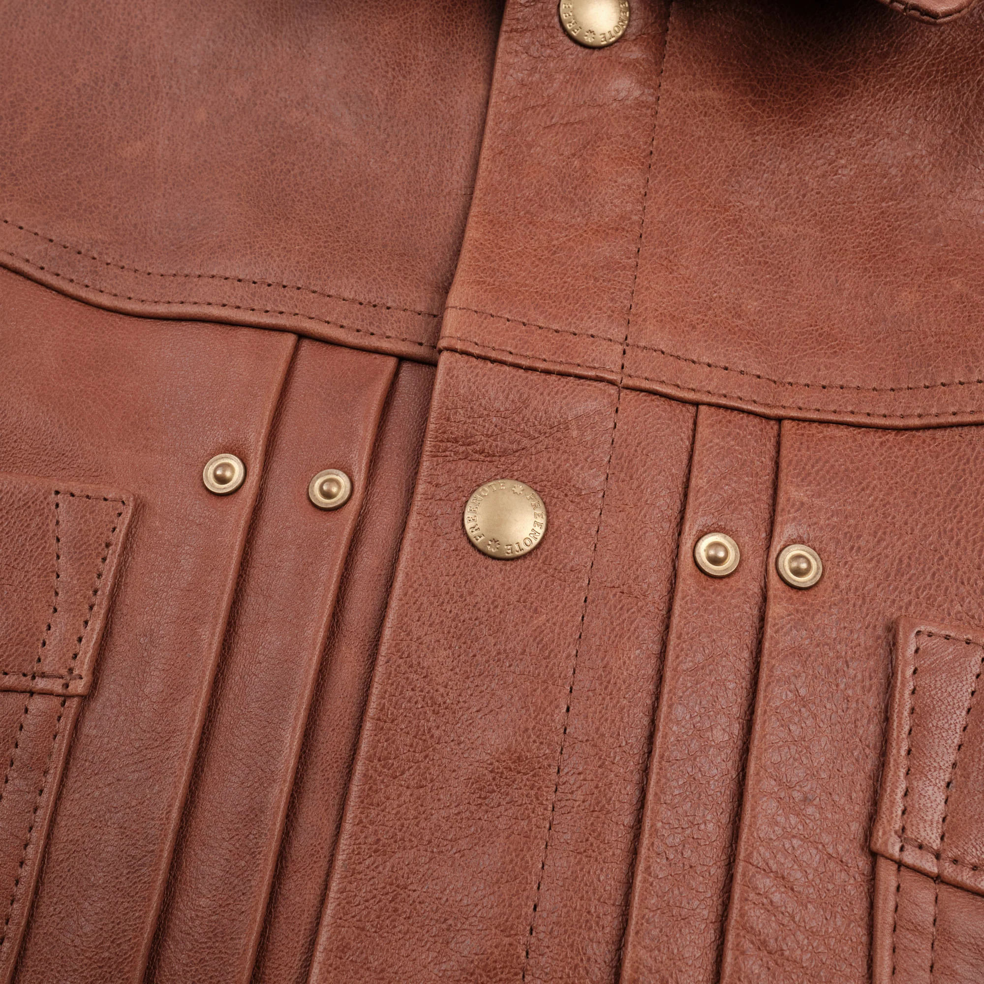 Riders Jacket Tobacco Horsehide - Image 6
