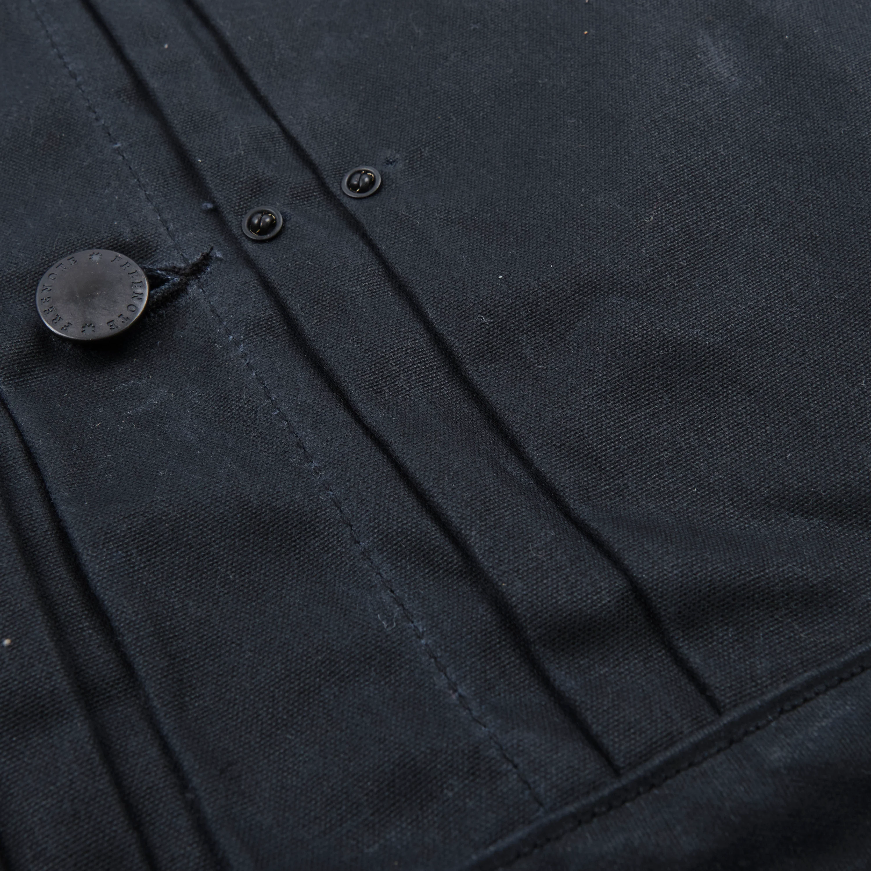 Riders Jacket Waxed Canvas <span>Black</span> - Image 6